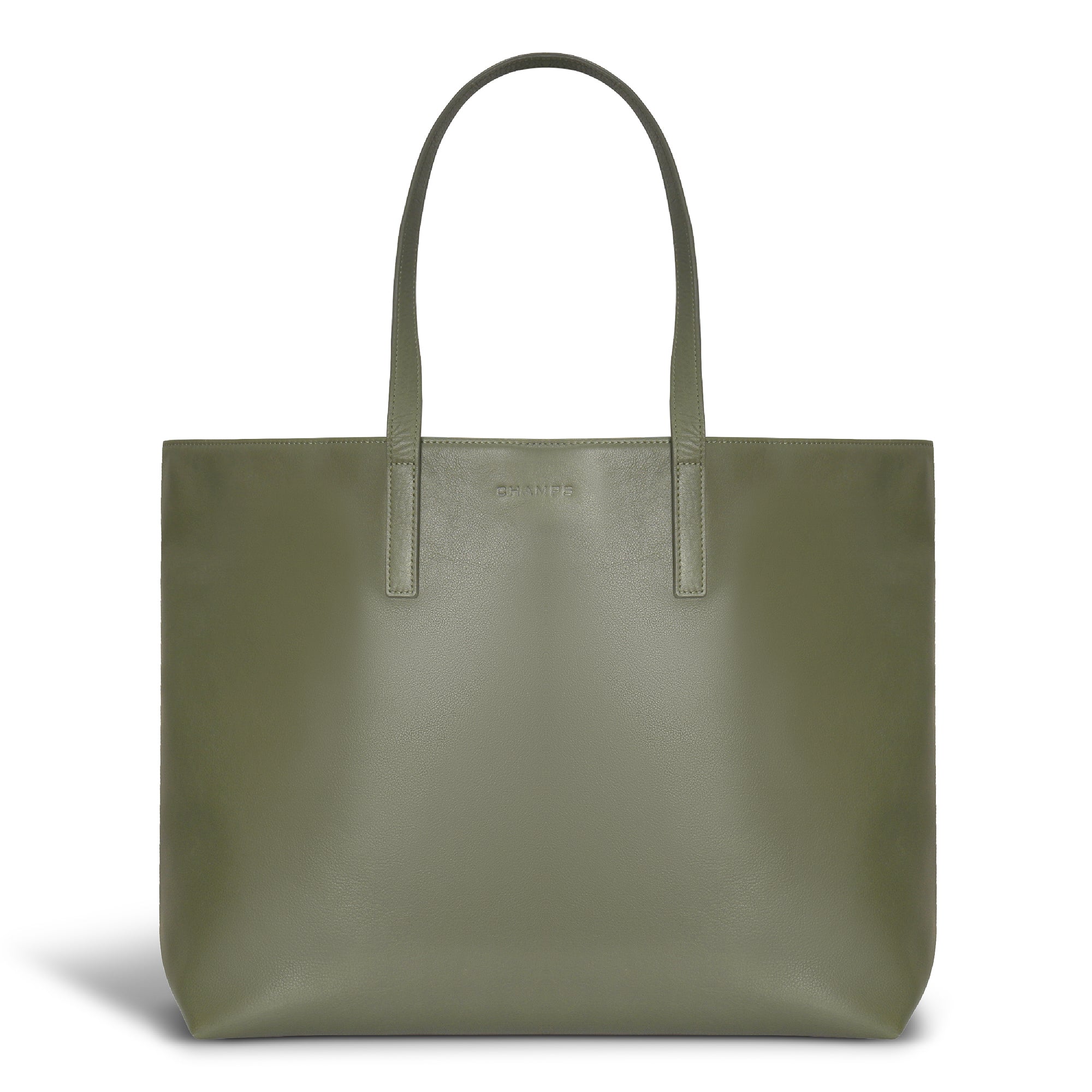 Onyx / Leather Open Tote 11
