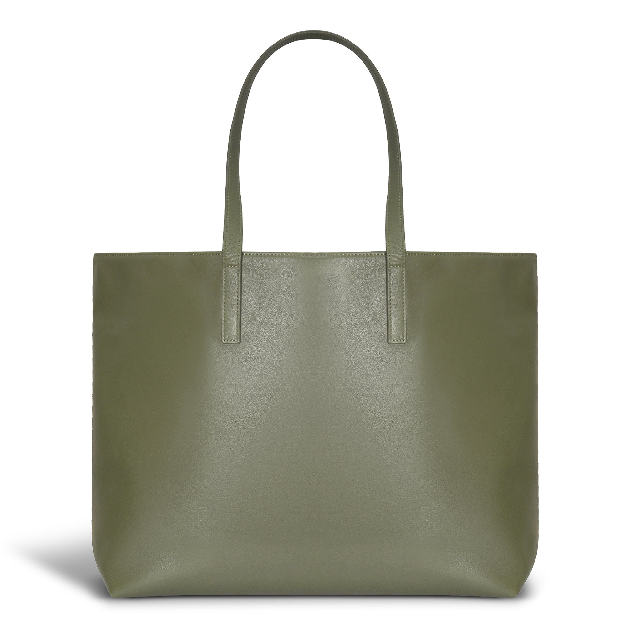 Onyx / Leather Open Tote 12