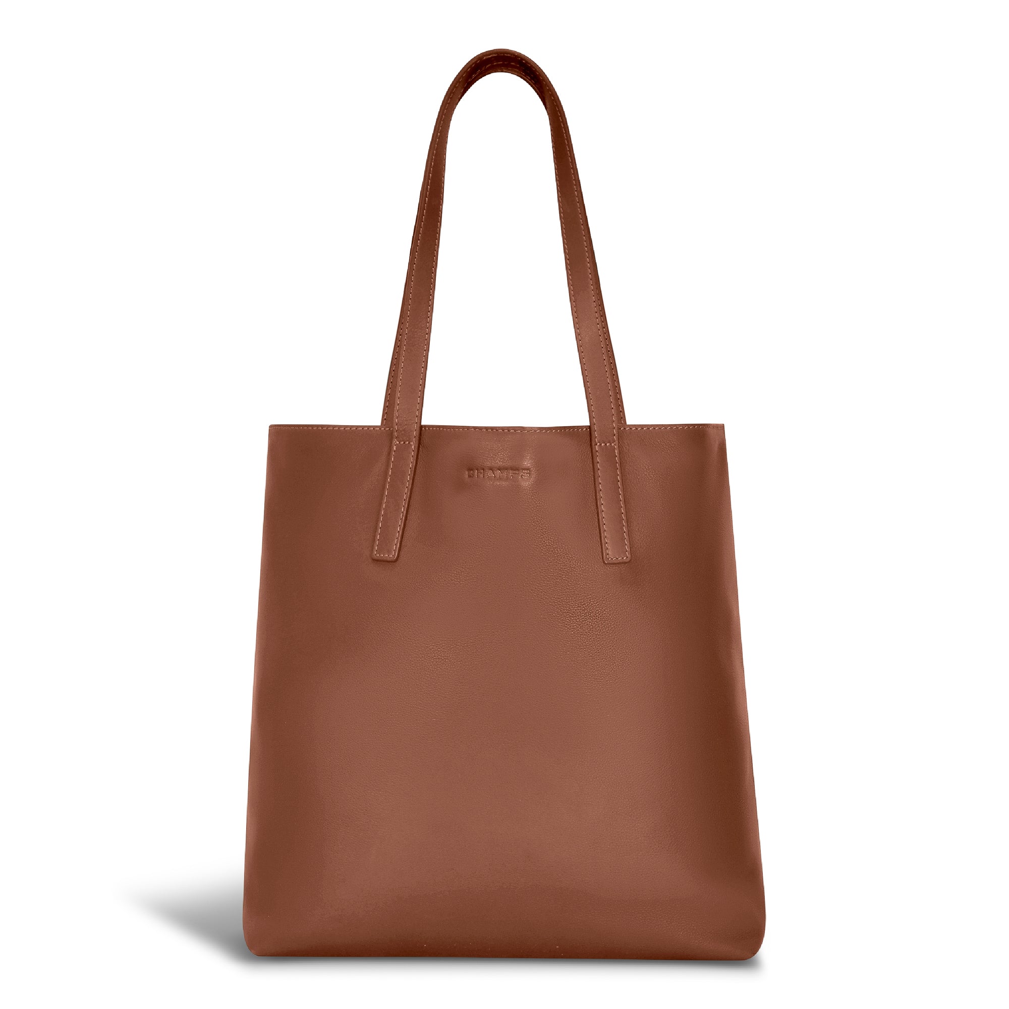 Onyx / Leather Vertical Tote 9