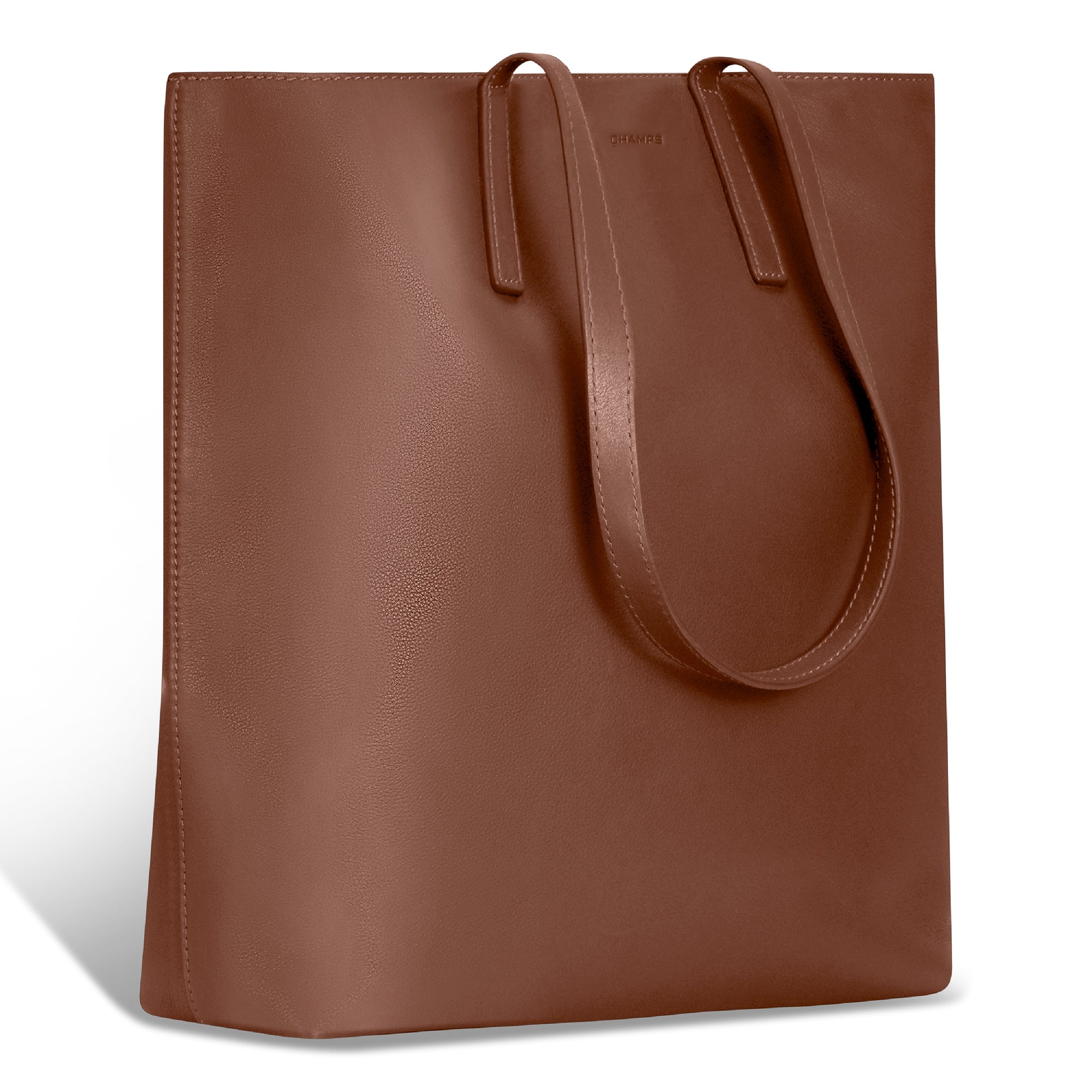 Onyx / Leather Vertical Tote 7
