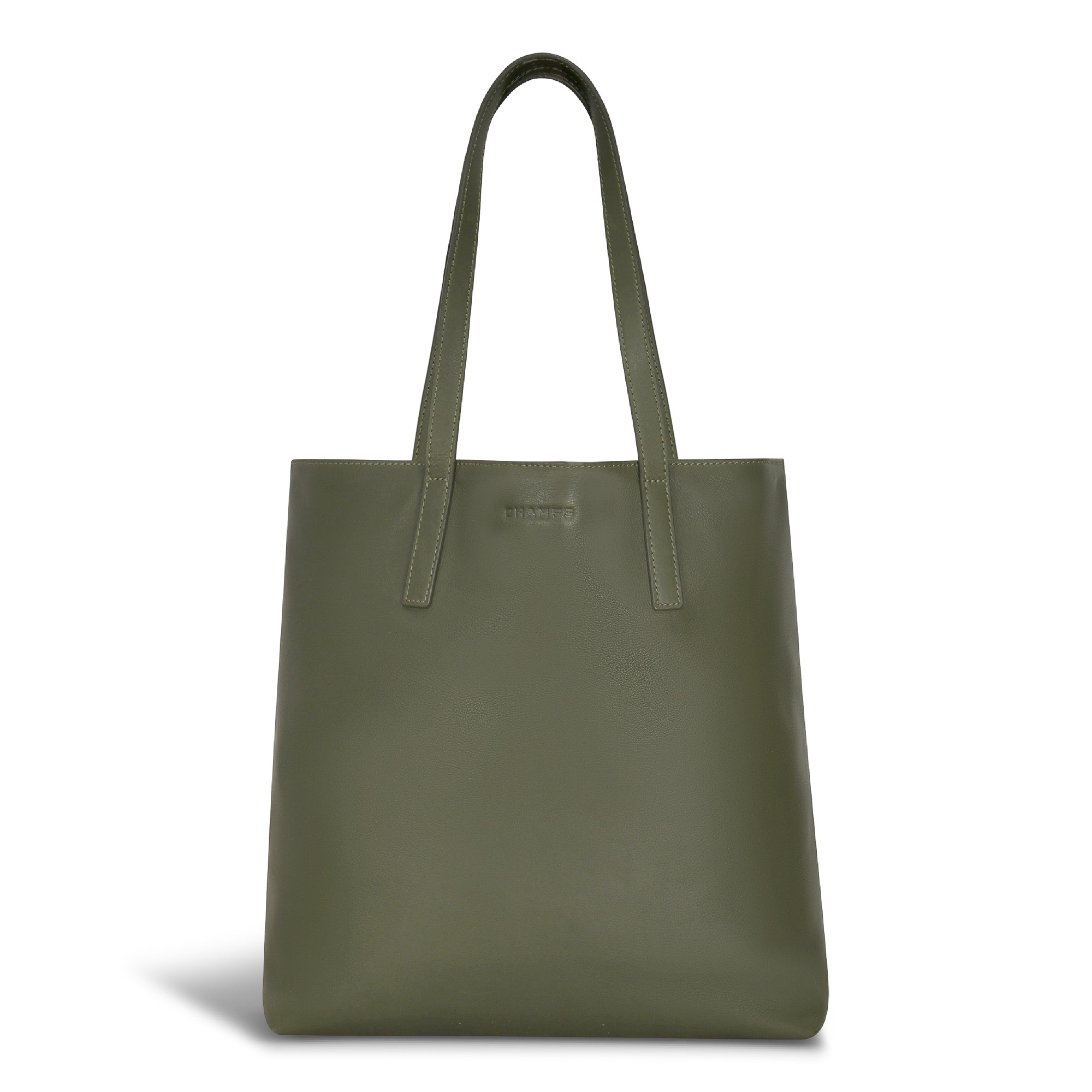 Onyx / Leather Vertical Tote 11