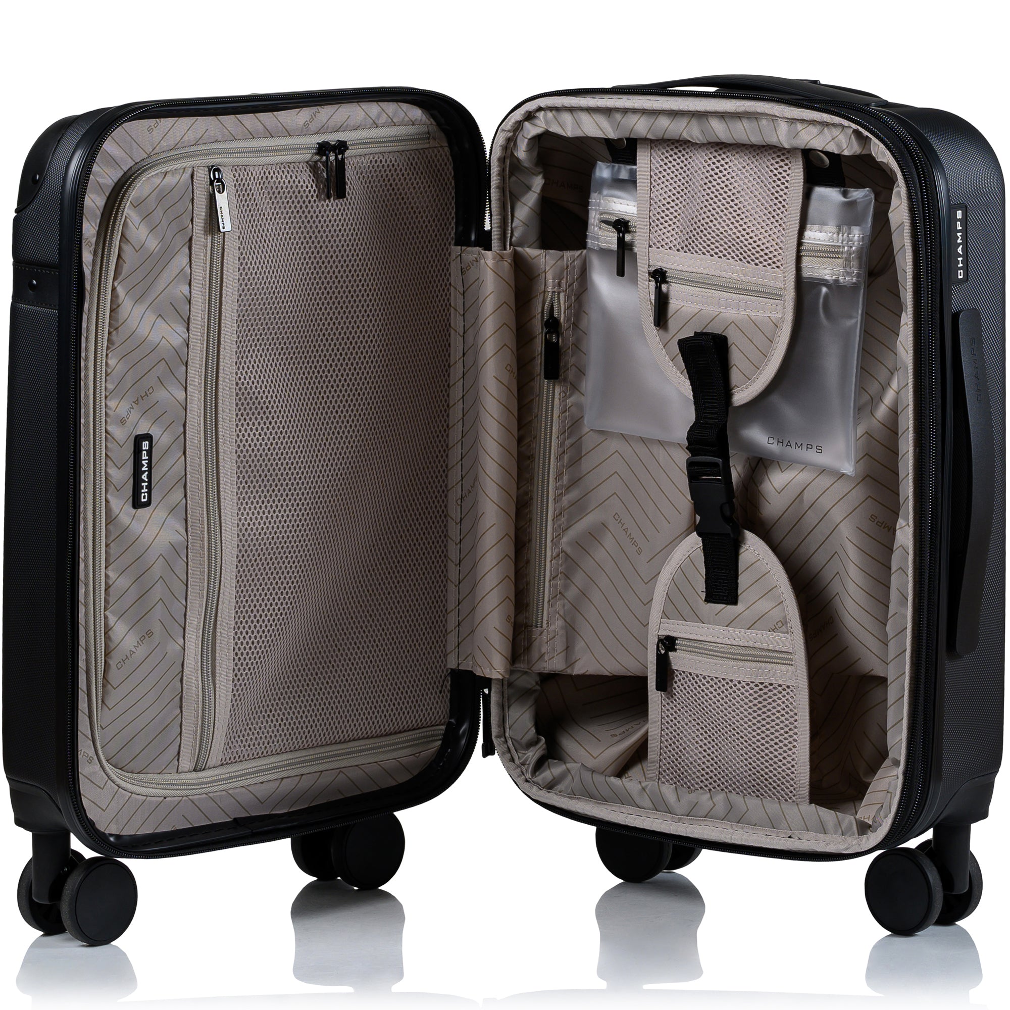 Champs Vintage Black Carry-on 3