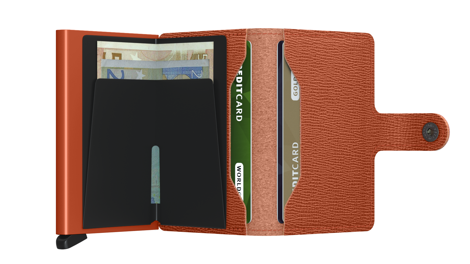 Secrid Miniwallet Crisple - Pumpkin 4
