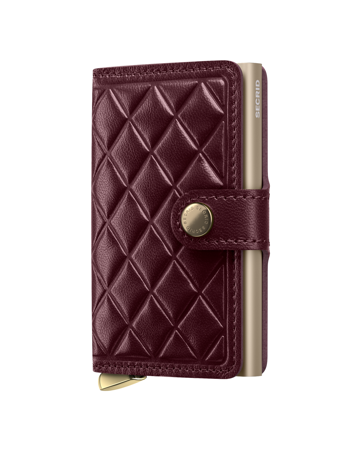 Secrid Miniwallet+ Emboss Diamond - Bordeaux