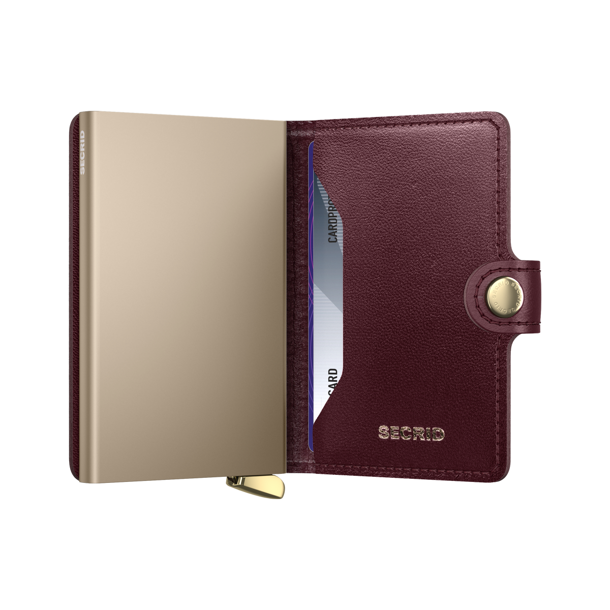 Secrid Miniwallet+ Emboss Diamond - Bordeaux 5
