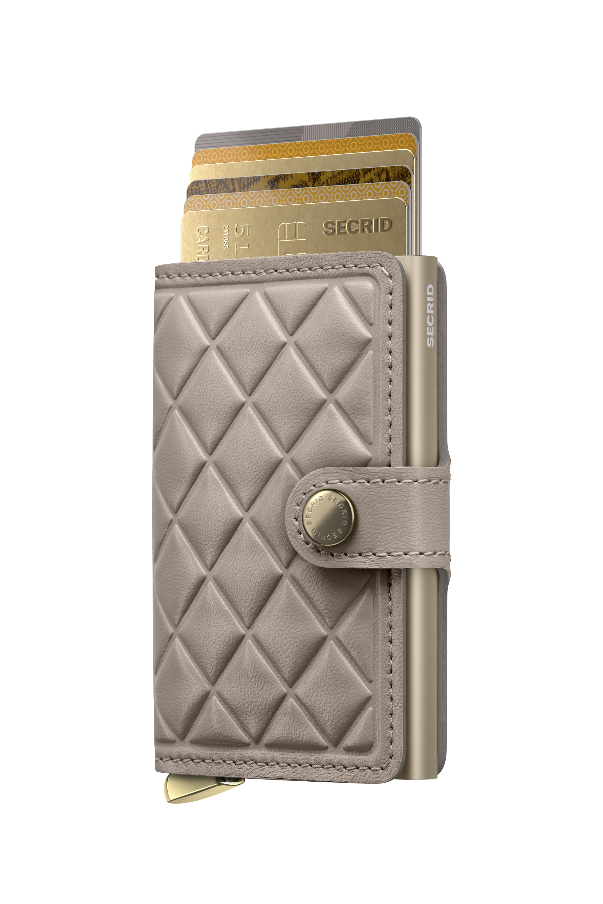 Secrid Miniwallet+ Emboss Diamond - Chalk