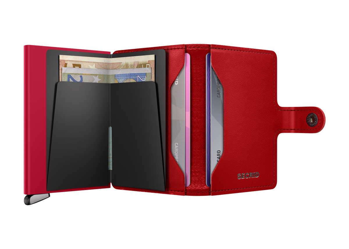 Secrid Miniwallet+ Emboss Diamond - Red 4