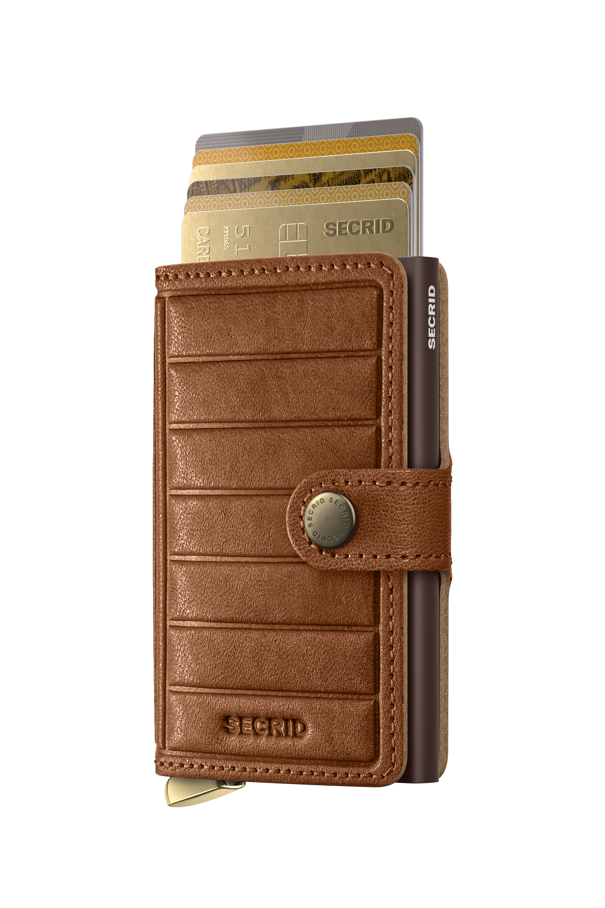Secrid Miniwallet+ Emboss - Cognac+ 2