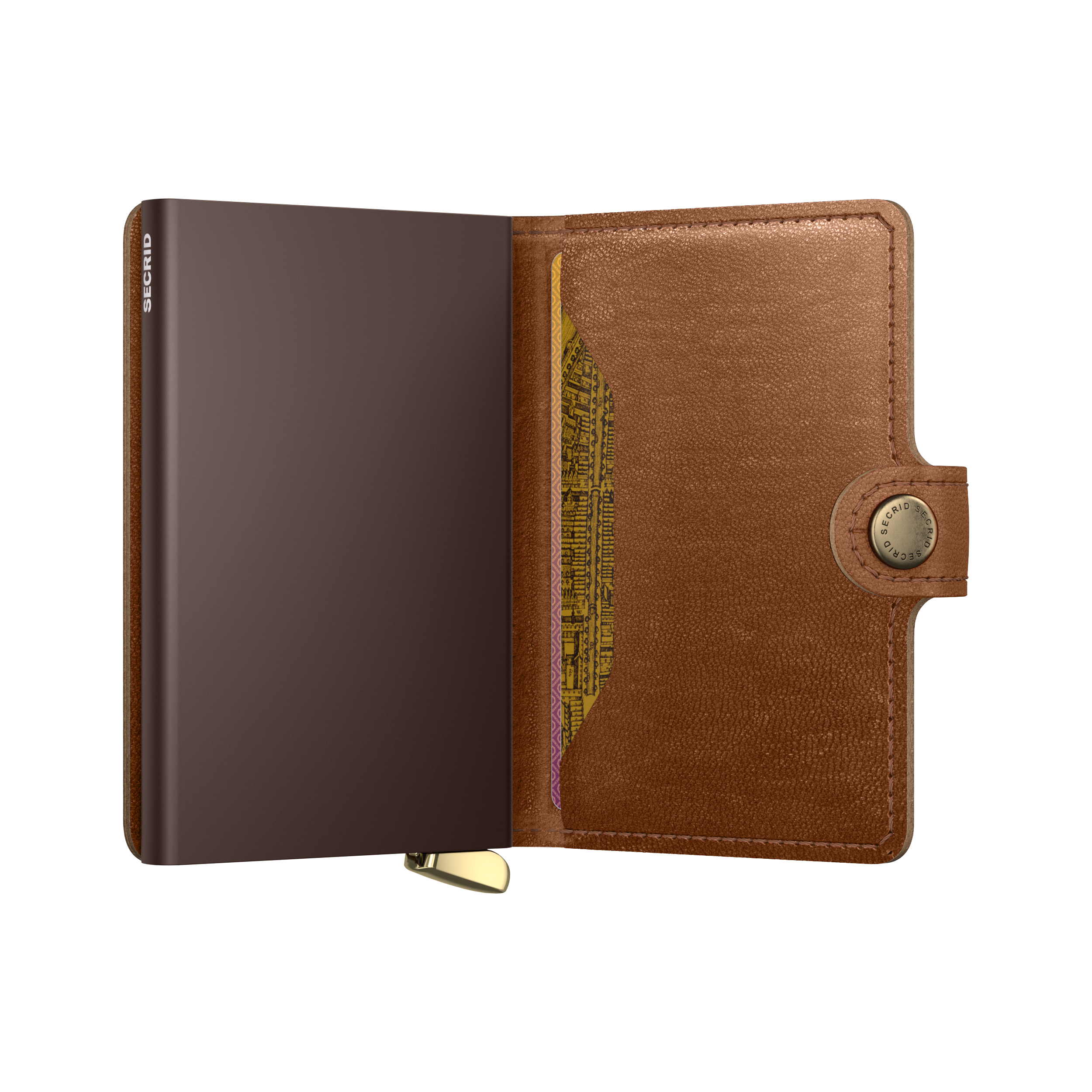 Secrid Miniwallet+ Emboss - Cognac+ 4