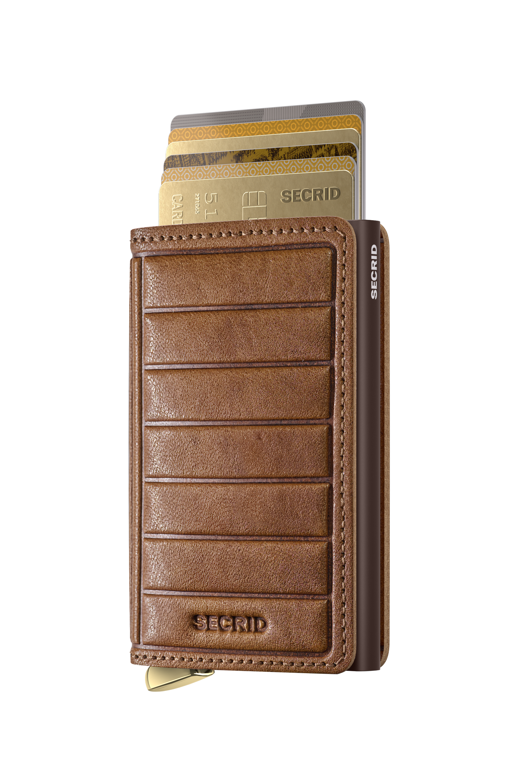 Secrid Slimwallet+ Emboss - Cognac+ 2