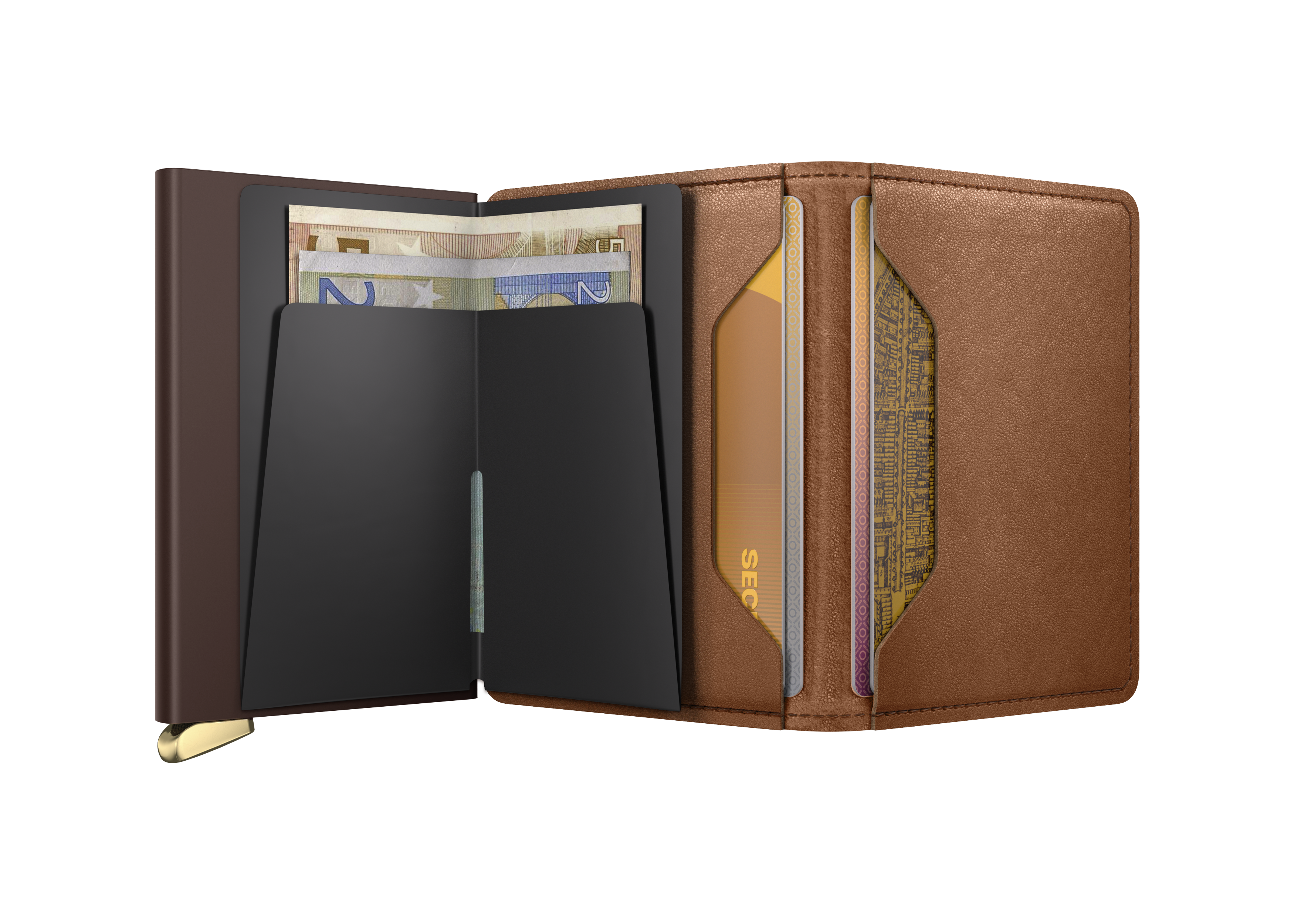 Secrid Slimwallet+ Emboss - Cognac+ 4