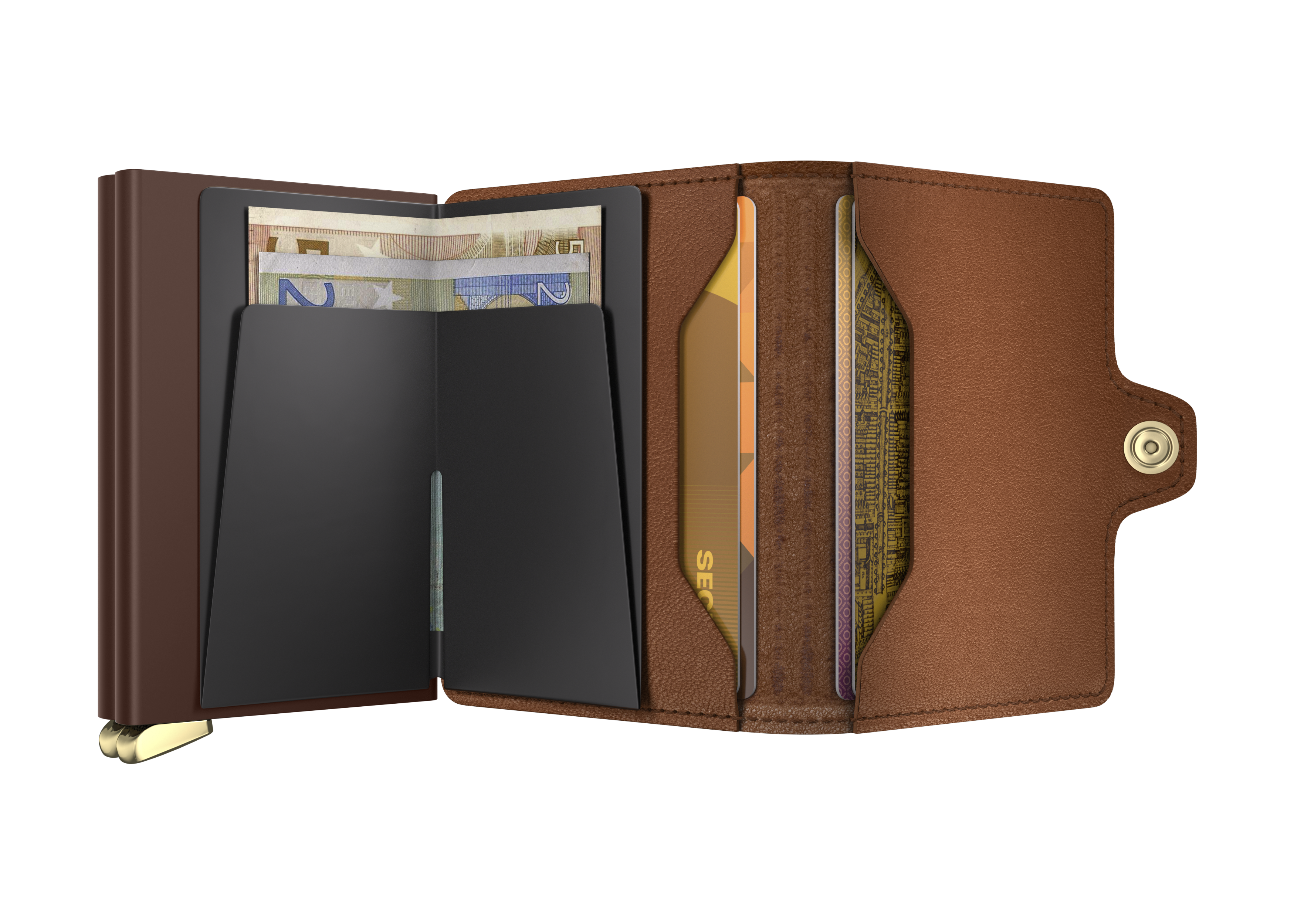 Secrid Twinwallet+ Emboss - Cognac+ 4