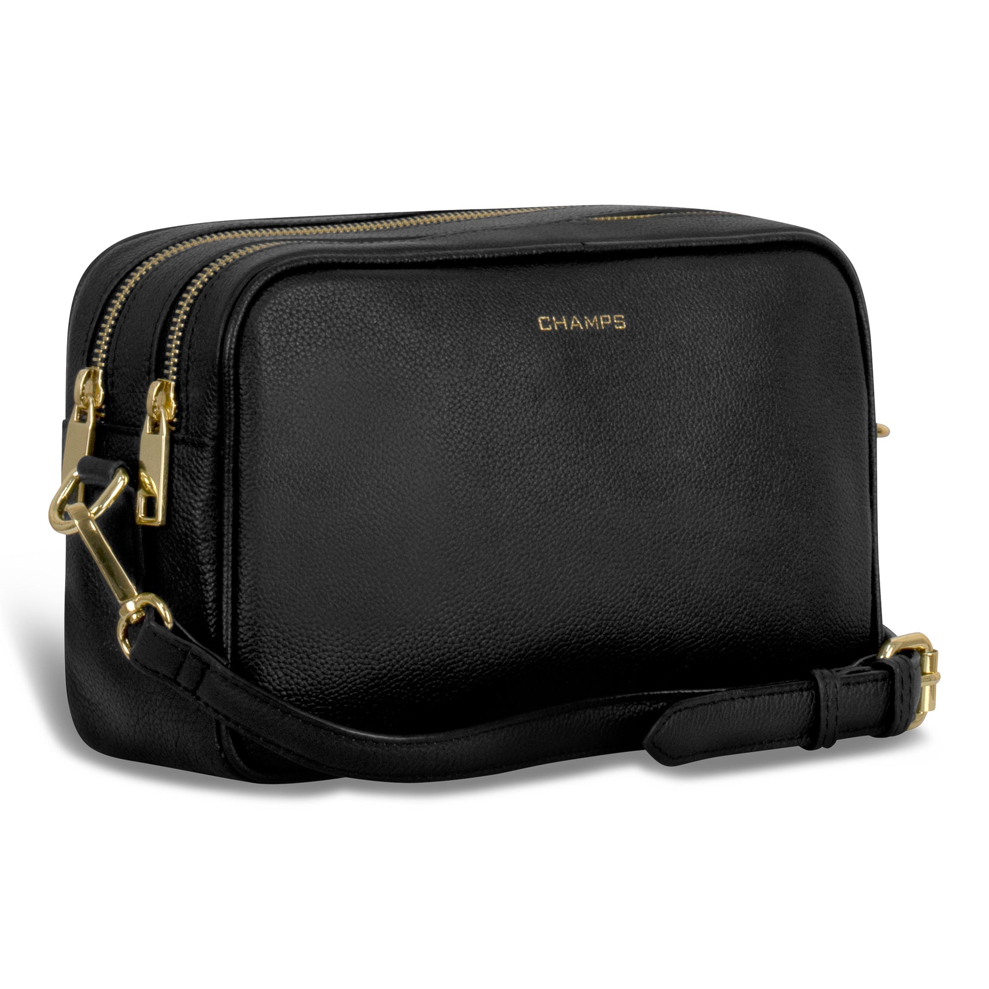 Gala / Leather Double-Zip Shoulder Bag 4