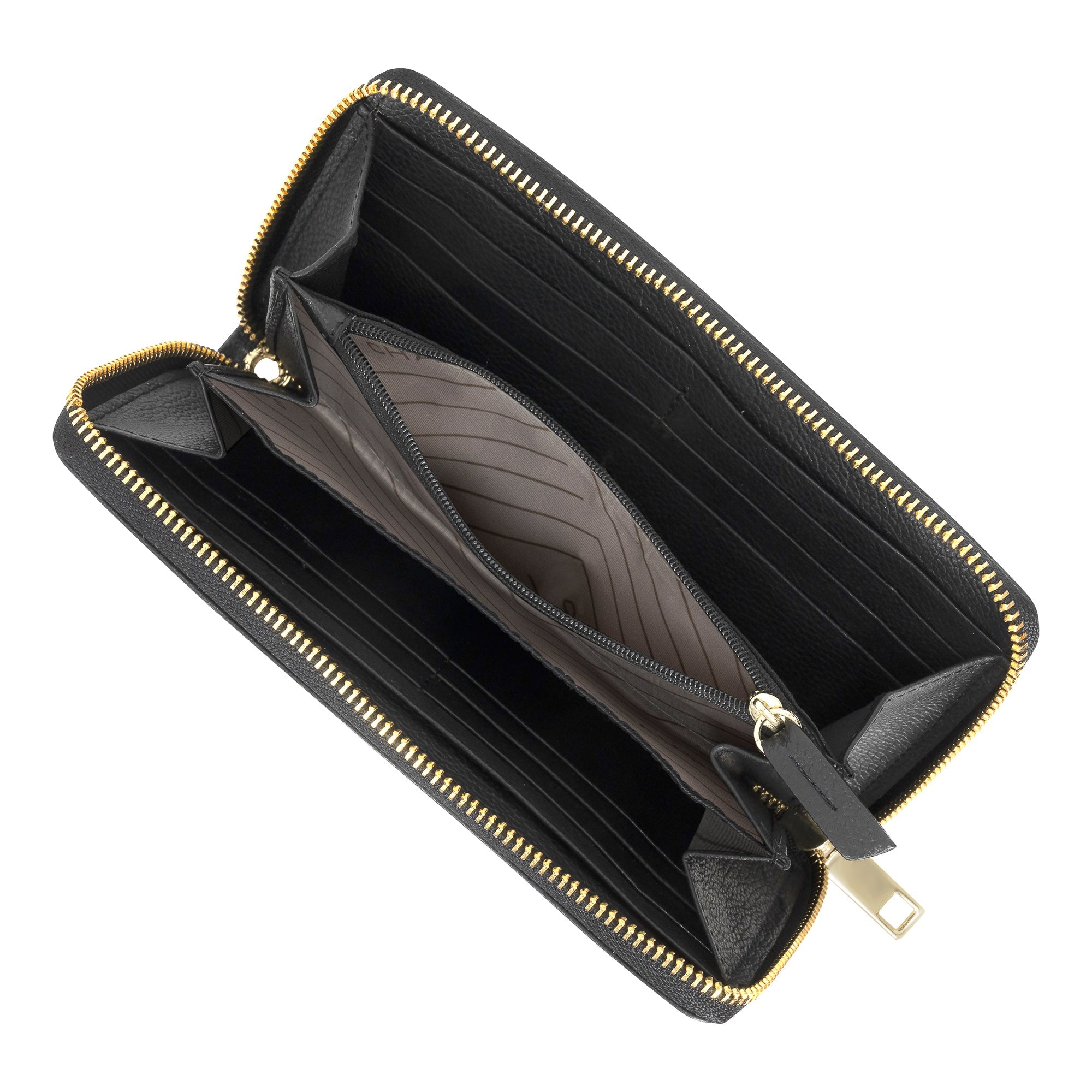 Gala / Leather Zip-Clutch Wallet 4