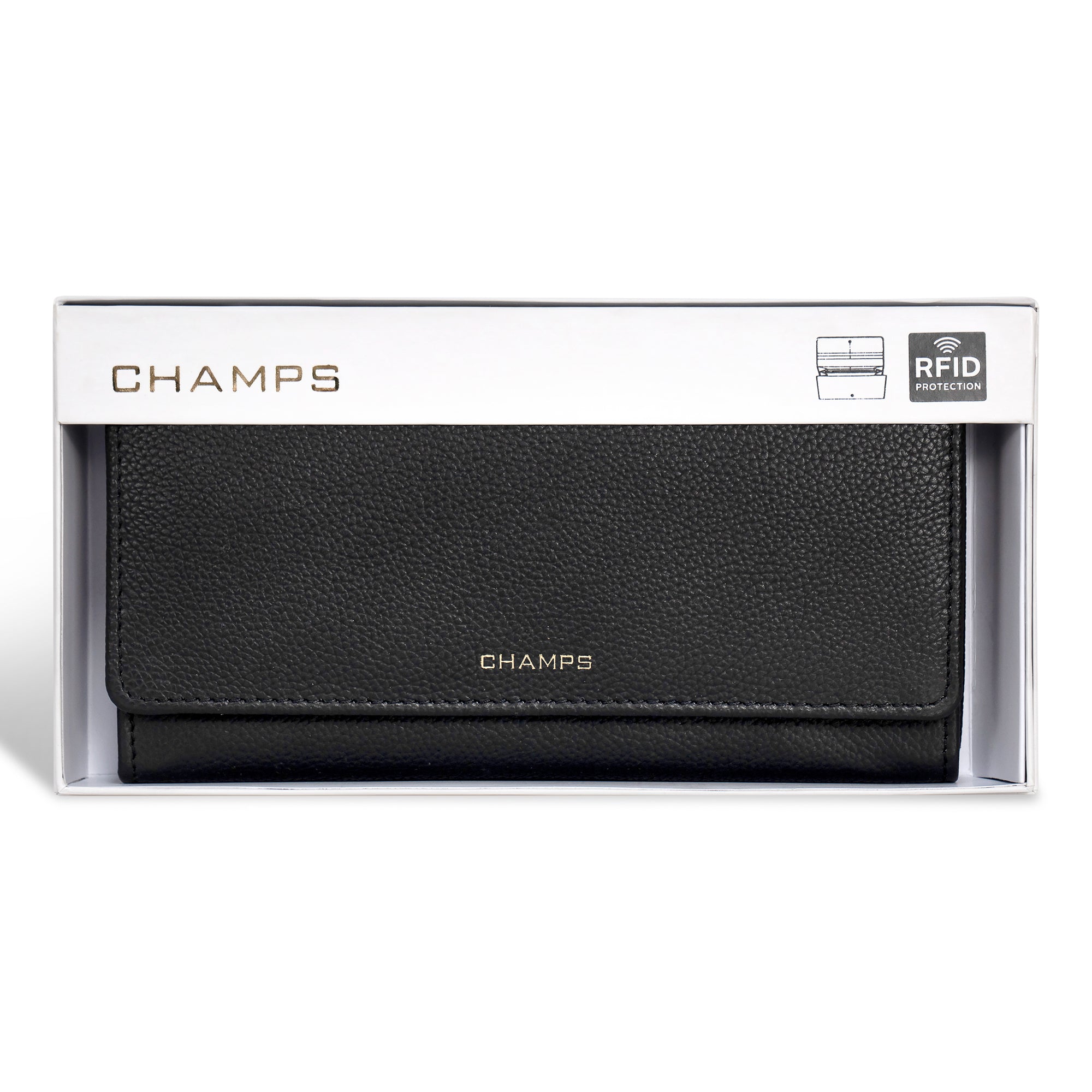 Gala / Leather Flap-Clutch Wallet