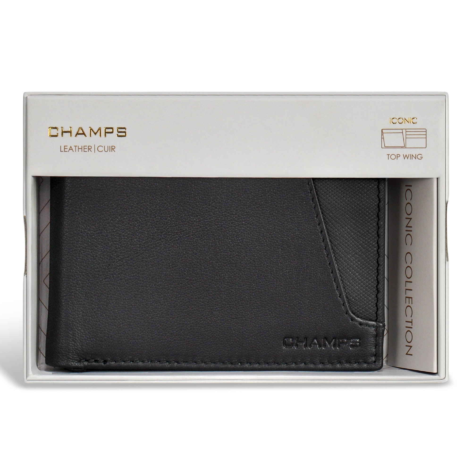 Iconic / Leather Top Wing Wallet 6