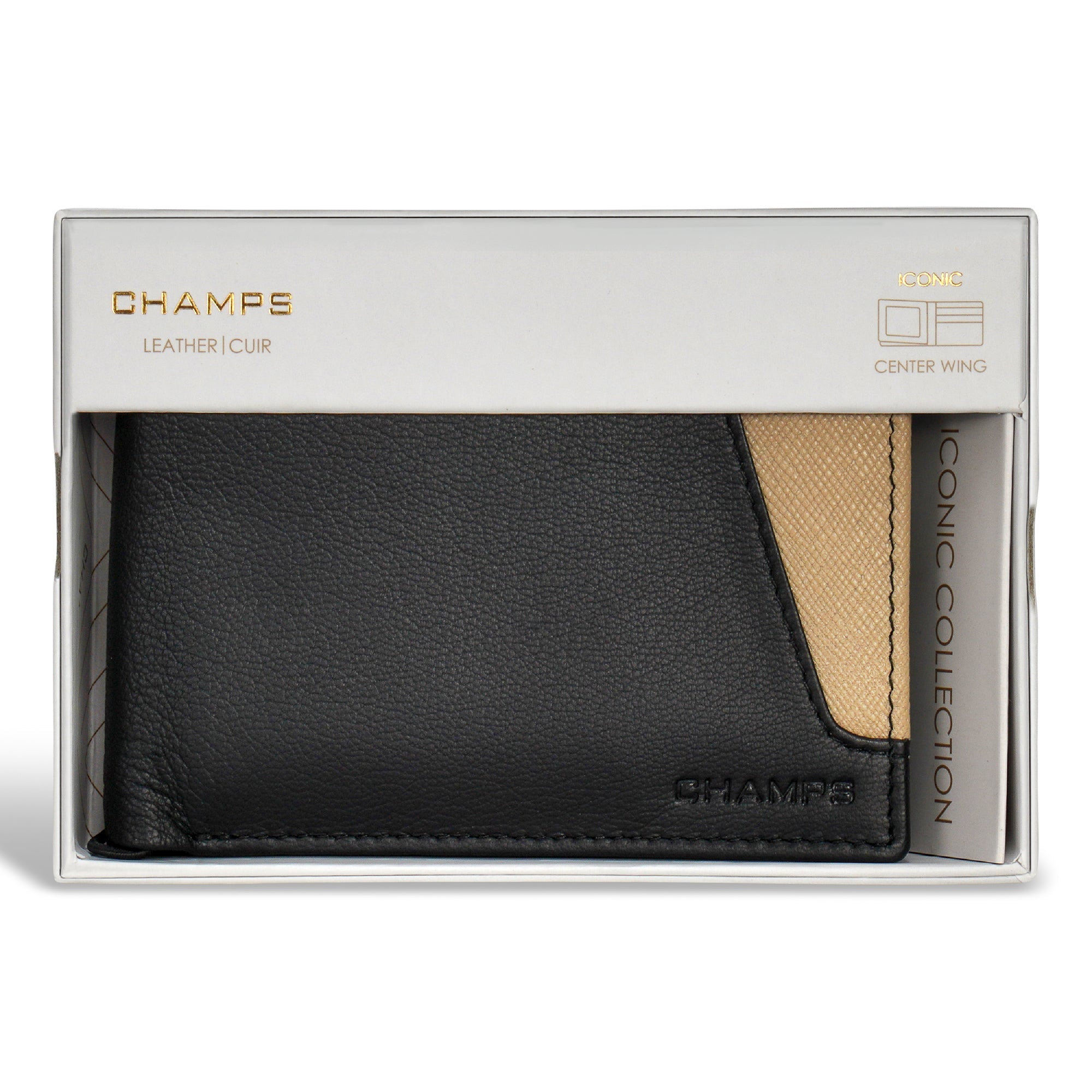Iconic / Leather Center Wing Wallet 12