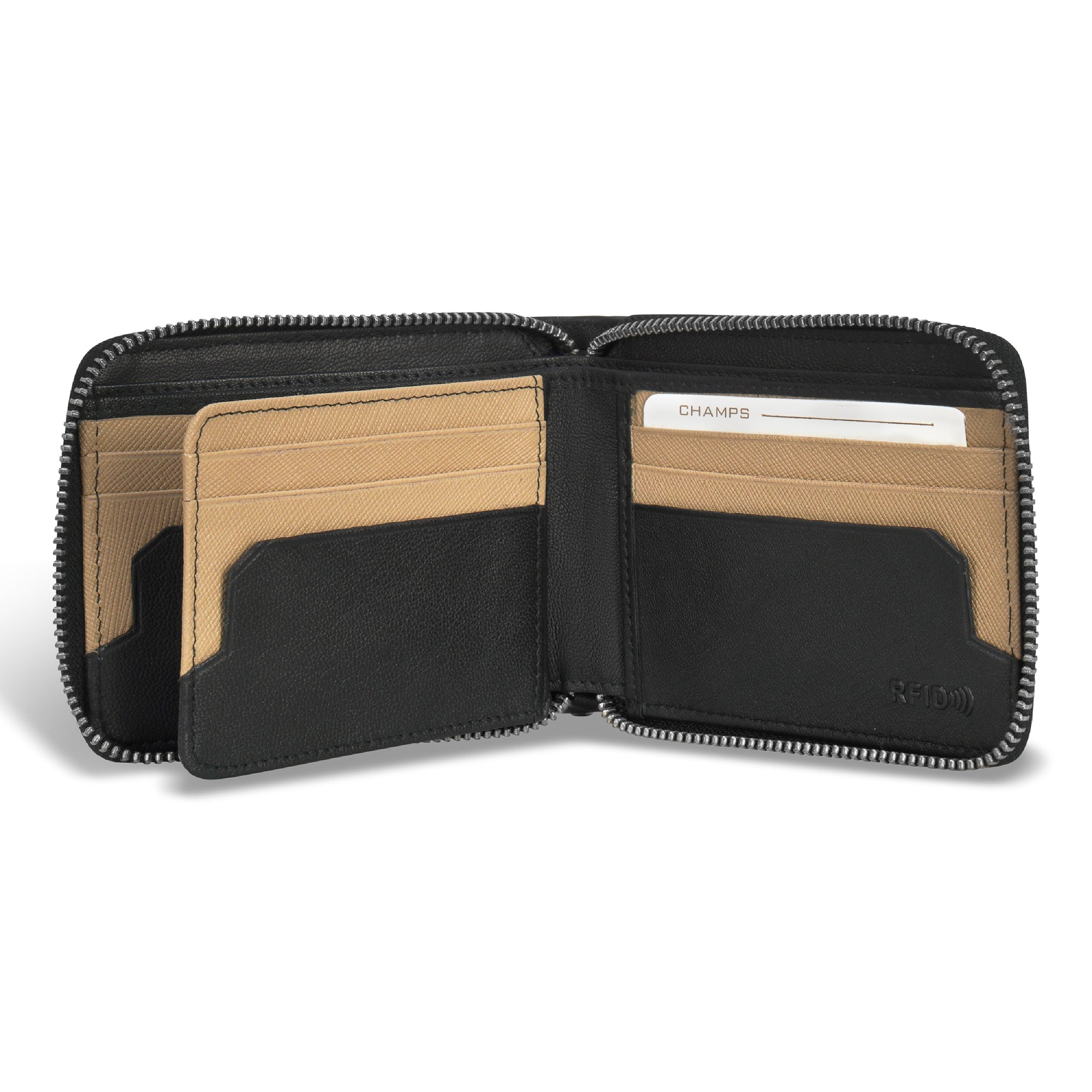 Iconic / Leather Zip Around Wallet 10