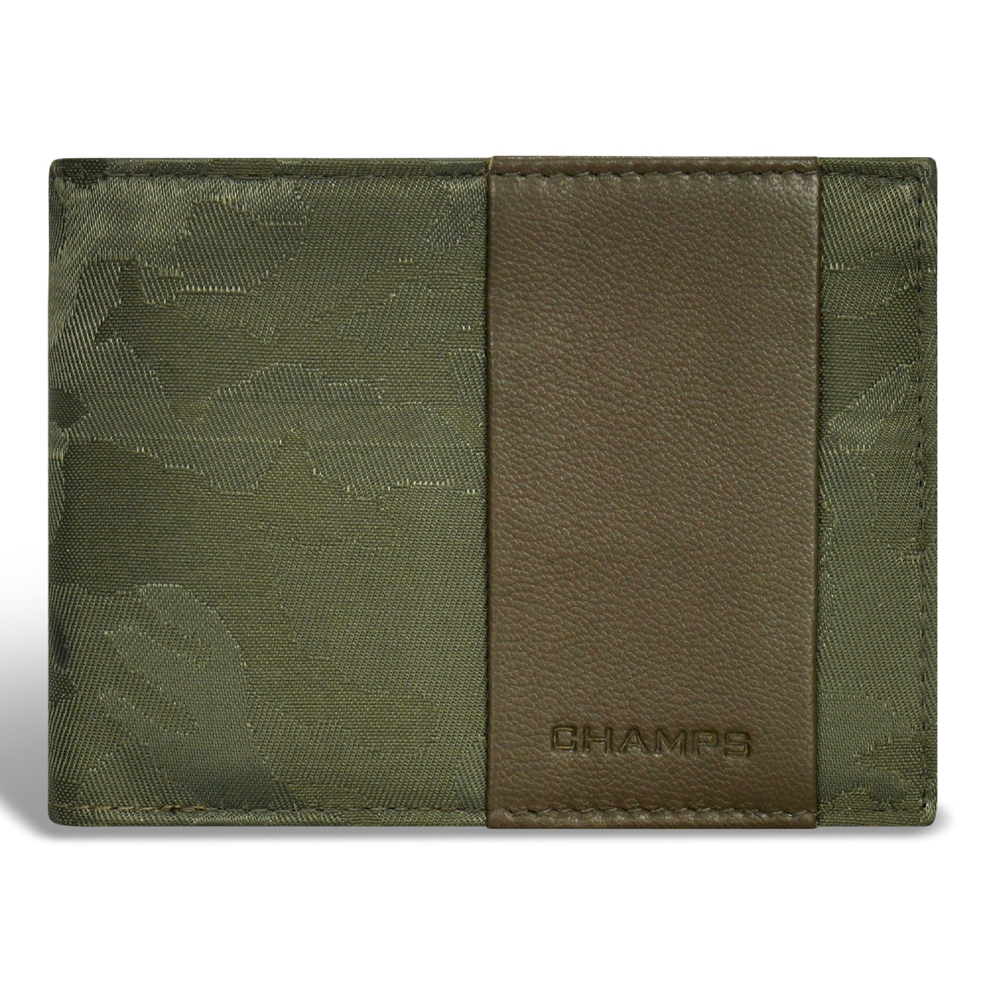 Camo / Leather Bi-Fold Wallet 6