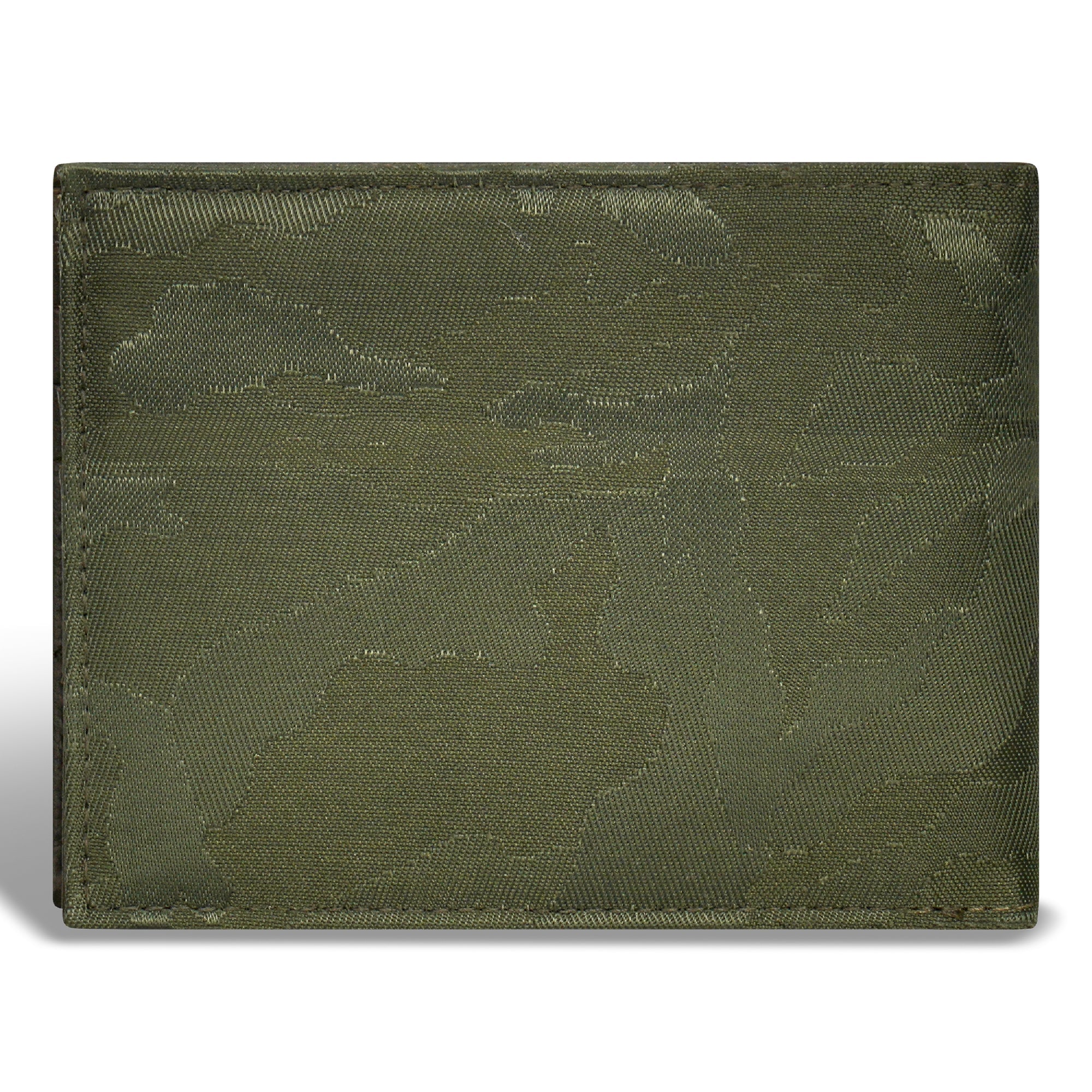 Camo / Leather Bi-Fold Wallet 7