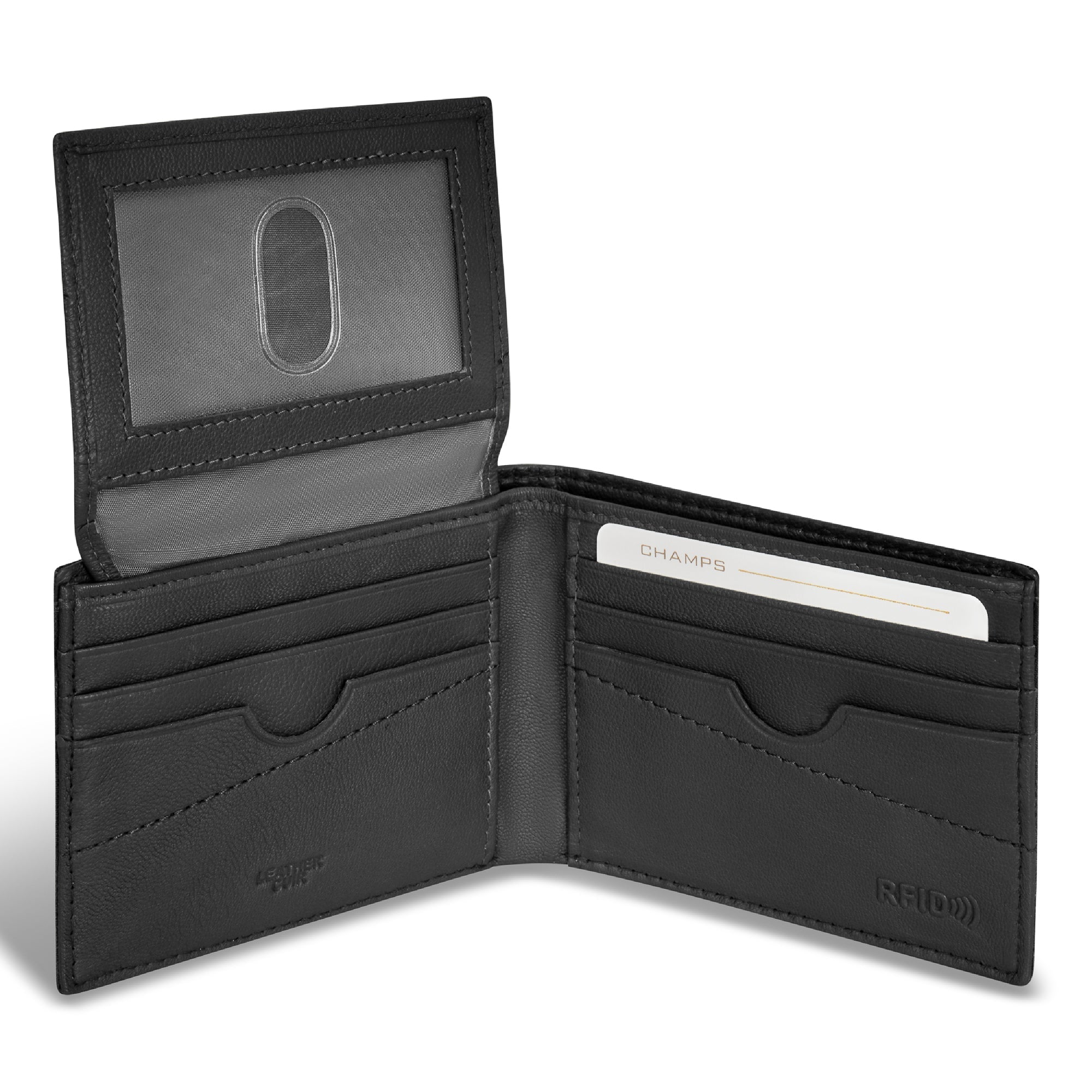 Camo / Leather Top Wing Wallet 3