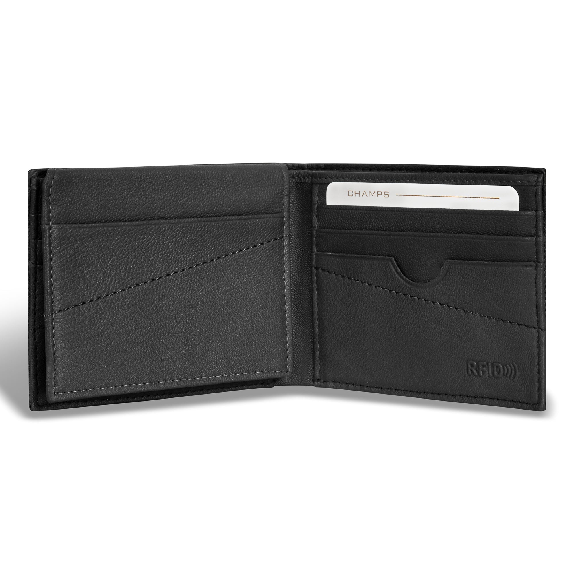 Camo / Leather Top Wing Wallet 4