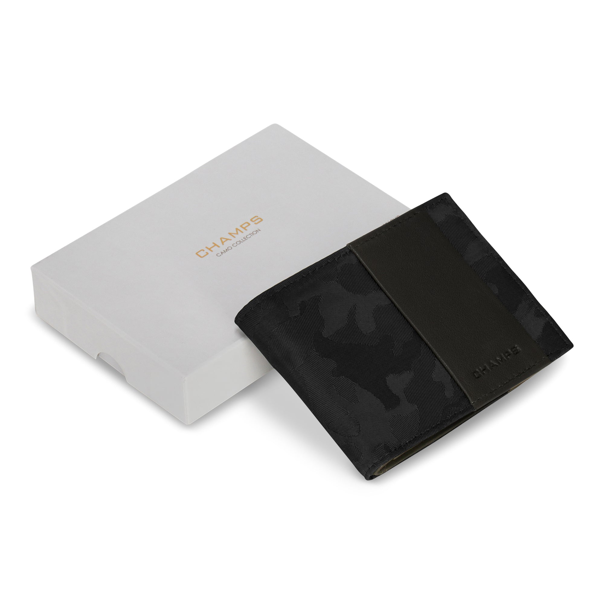 Camo / Leather Top Wing Wallet 5