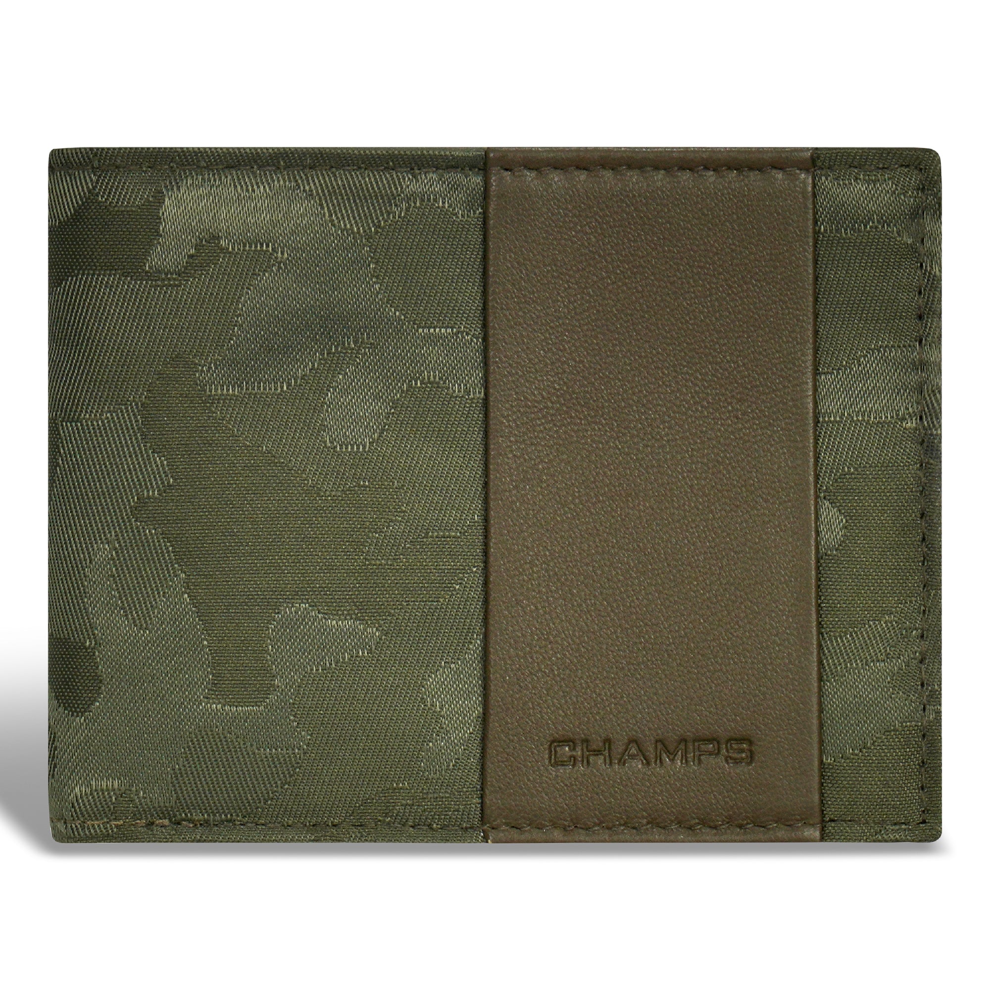 Camo / Leather Top Wing Wallet 7