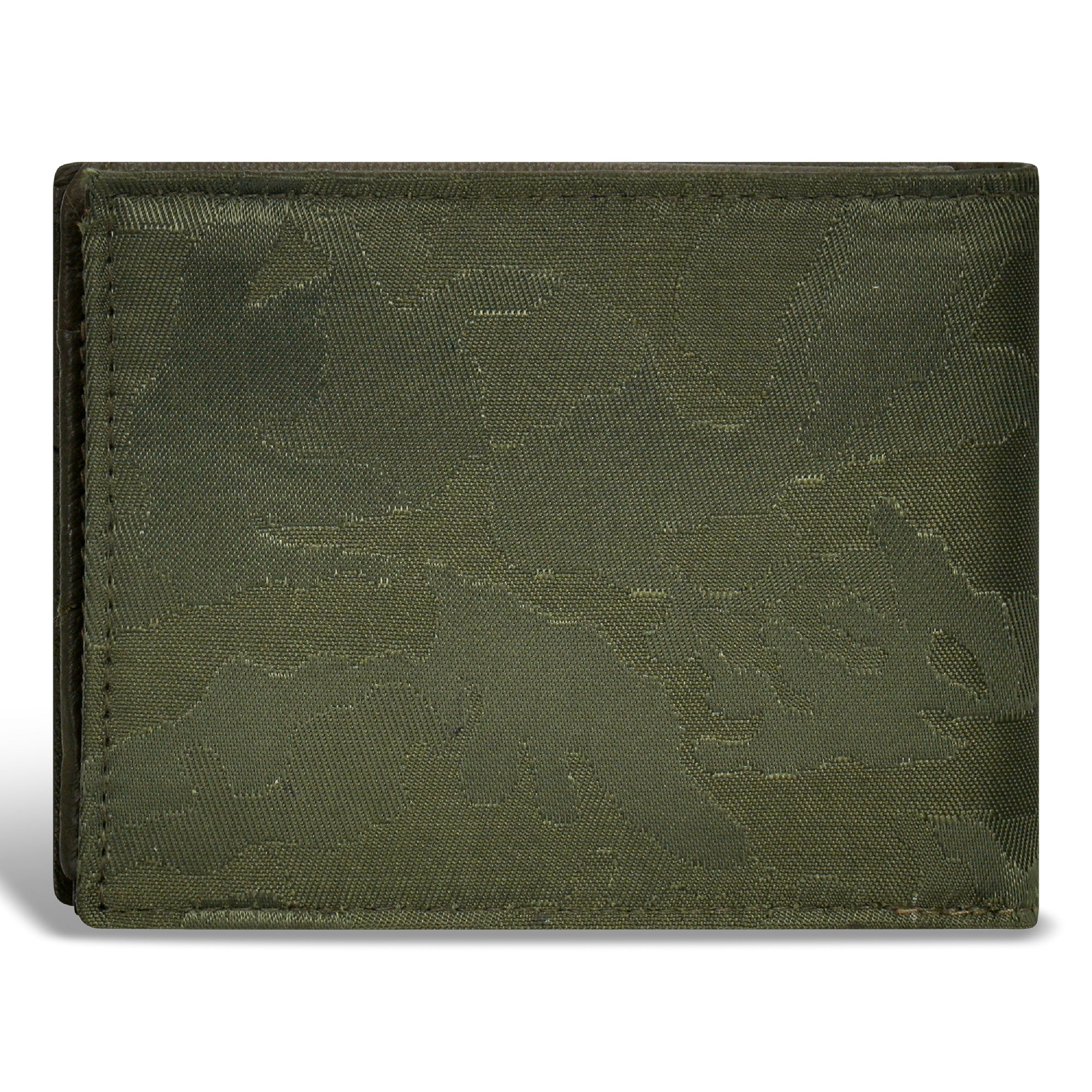 Camo / Leather Top Wing Wallet 8