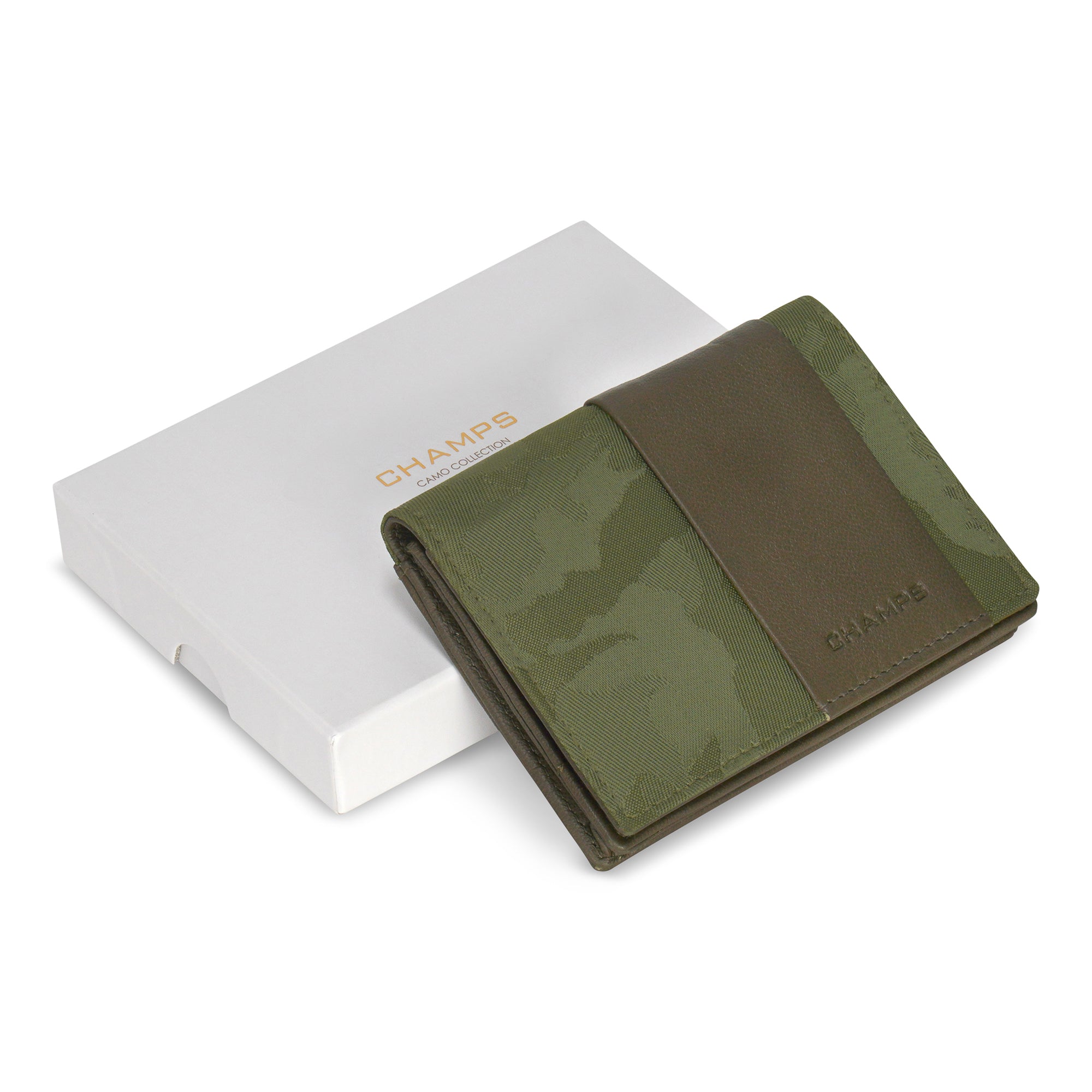 Camo / Leather Cardholder 9