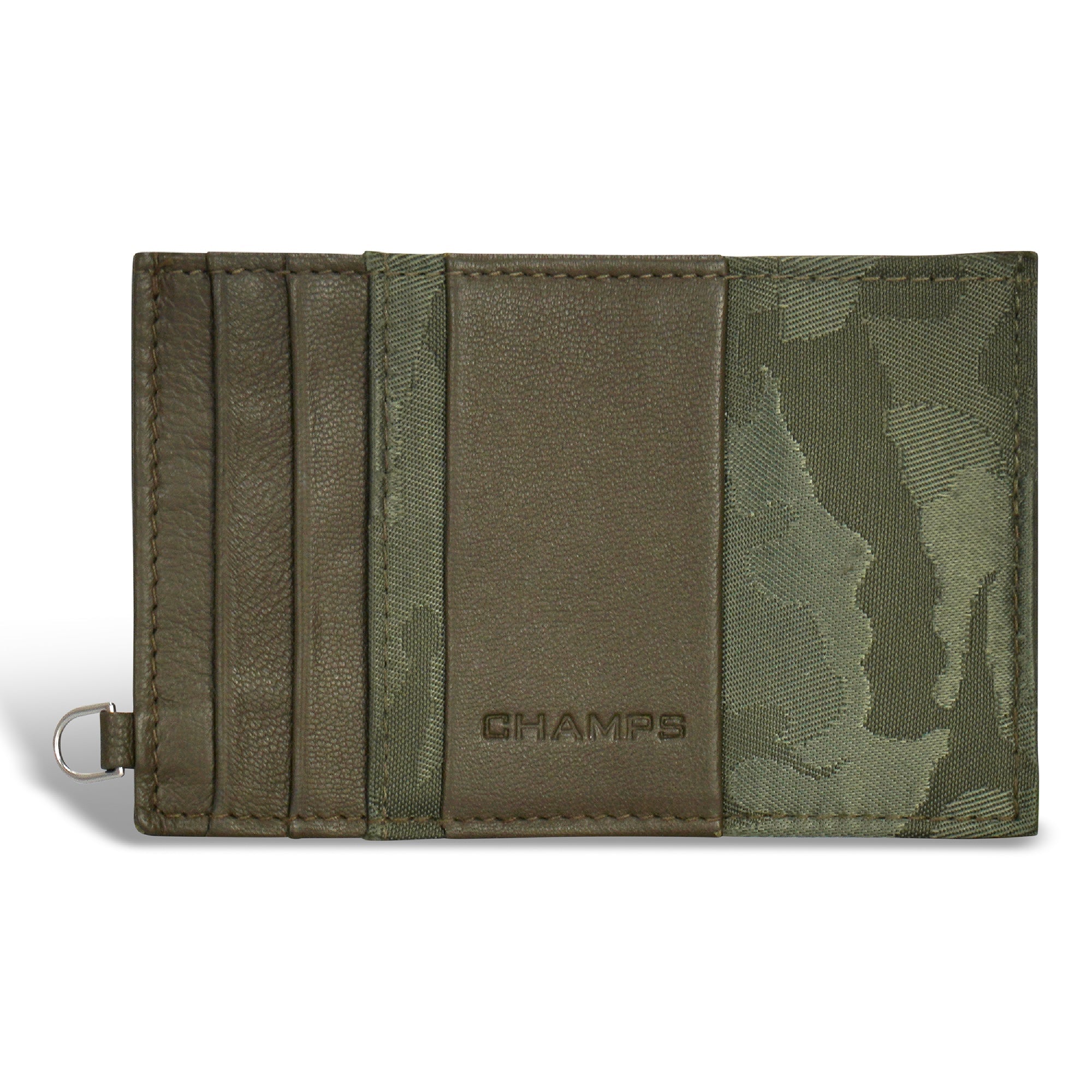 Camo / Leather Slim Cardholder 6