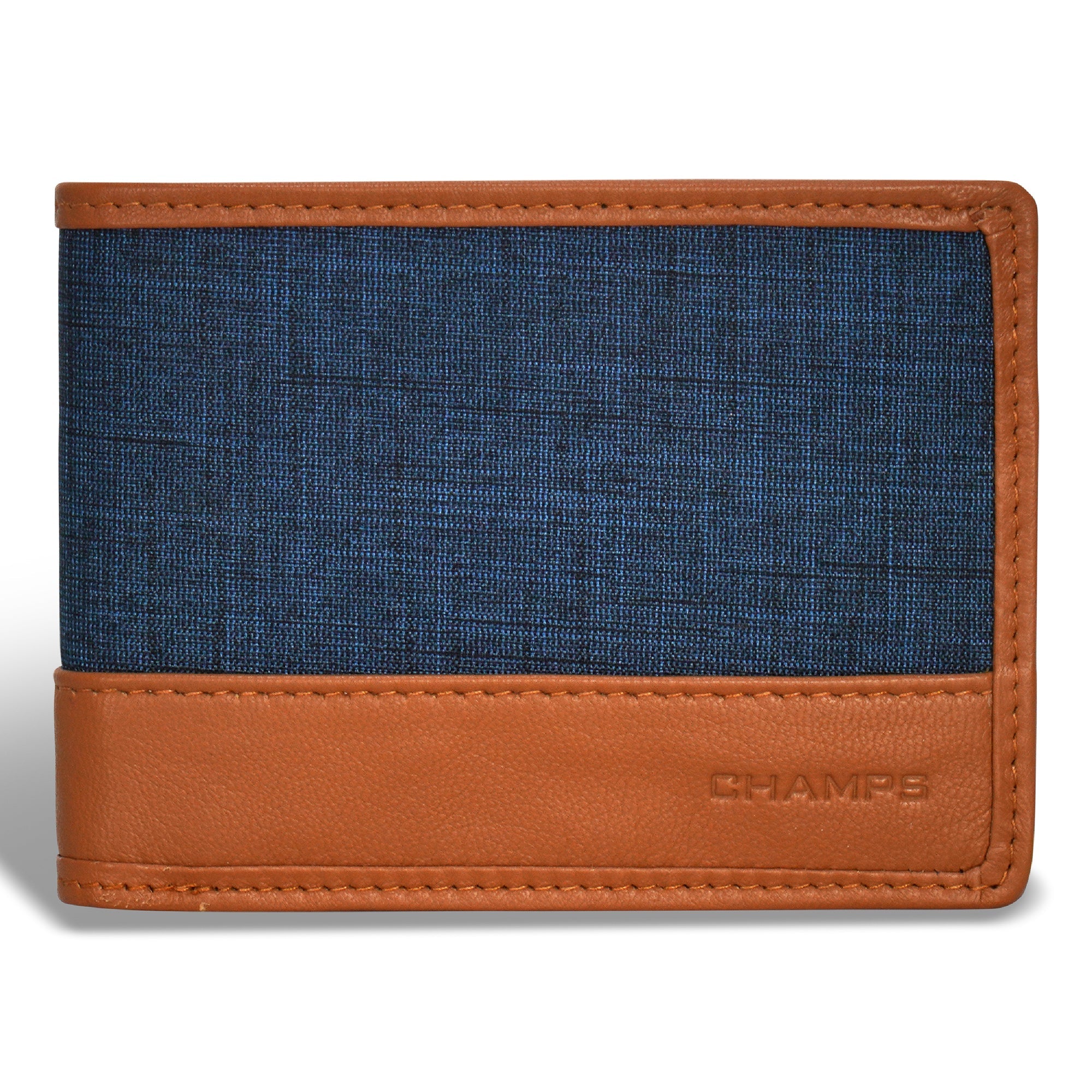 Denim / Leather Zip Around Wallet 7