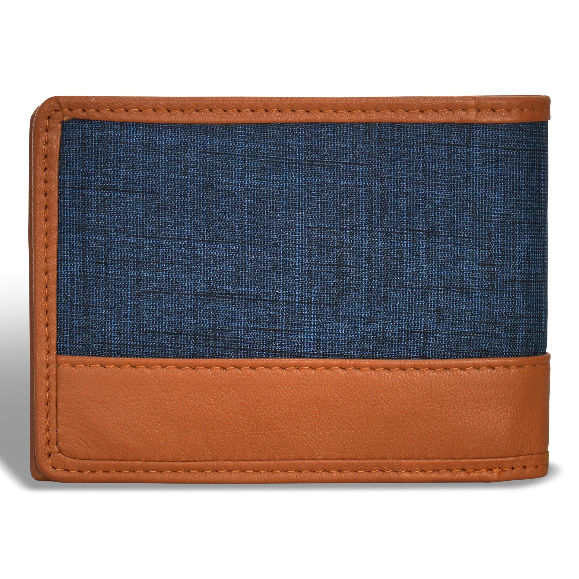 Denim / Leather Zip Around Wallet 8