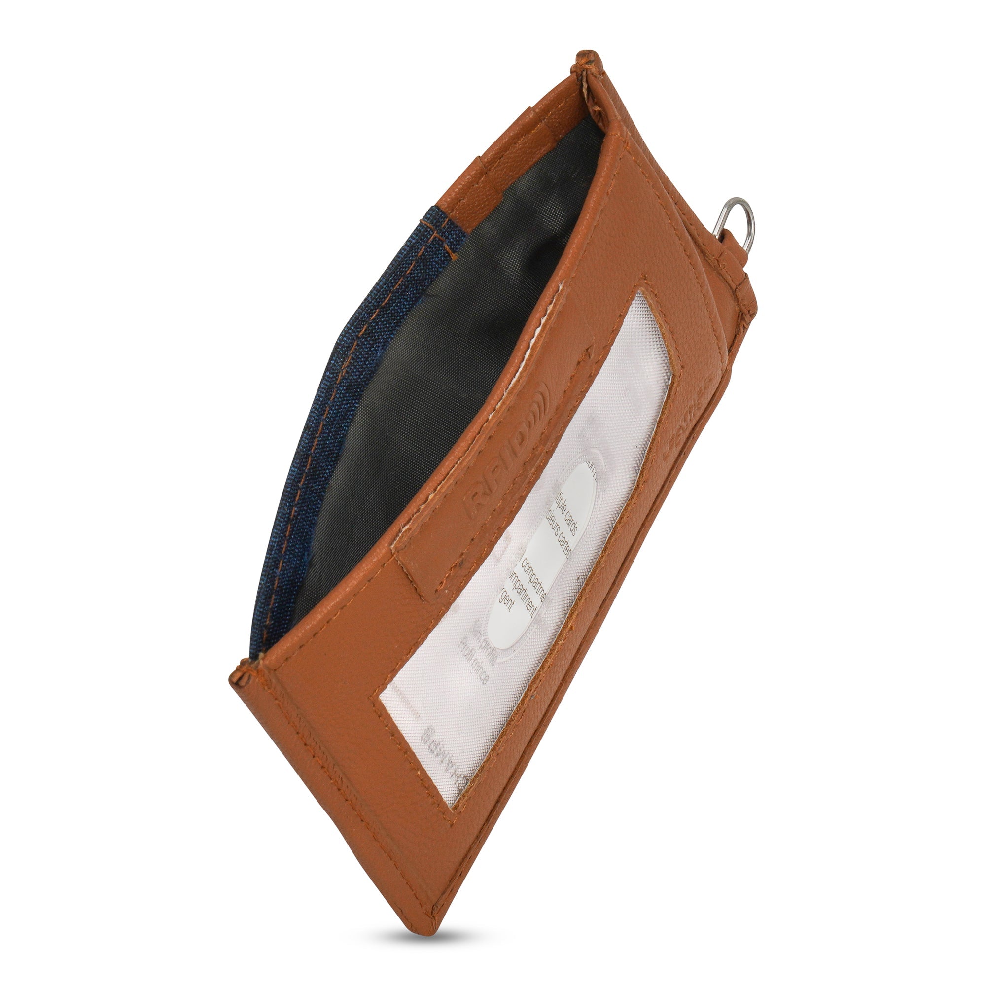 Denim / Leather Slim Cardholder 8