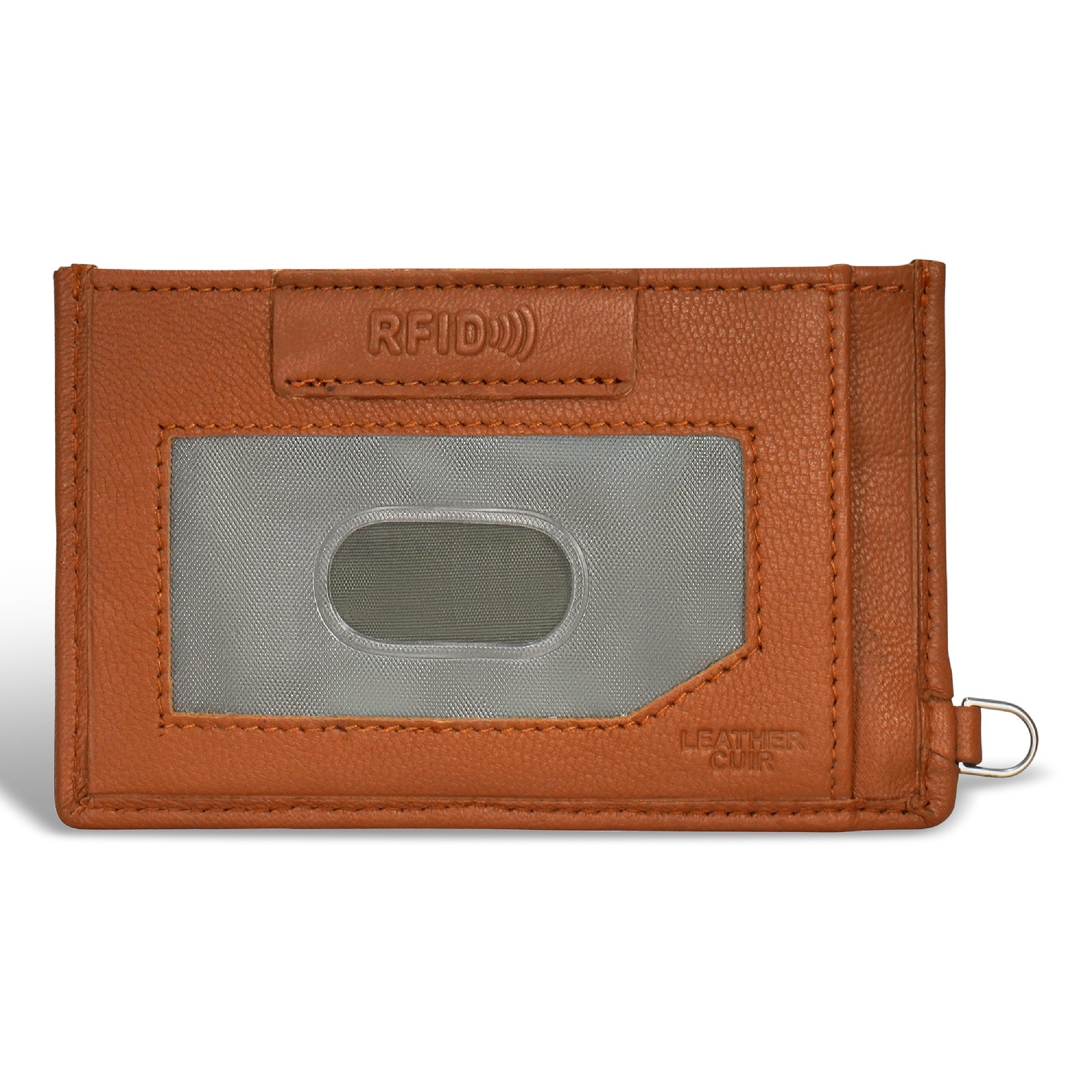 Denim / Leather Slim Cardholder 7