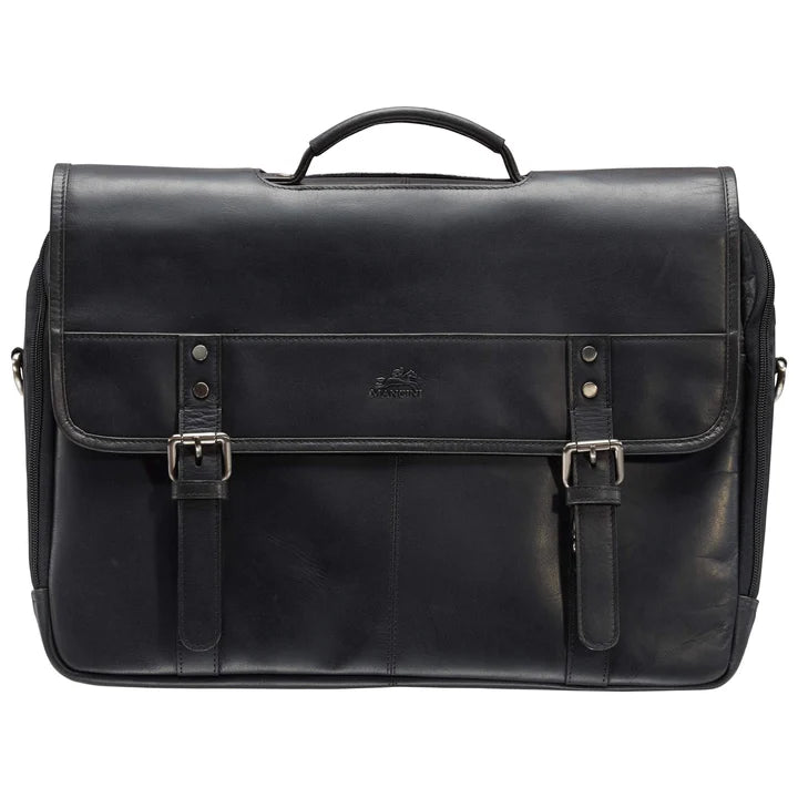 Mancini Buffalo Double Compartment Briefcase (2010's Edition)