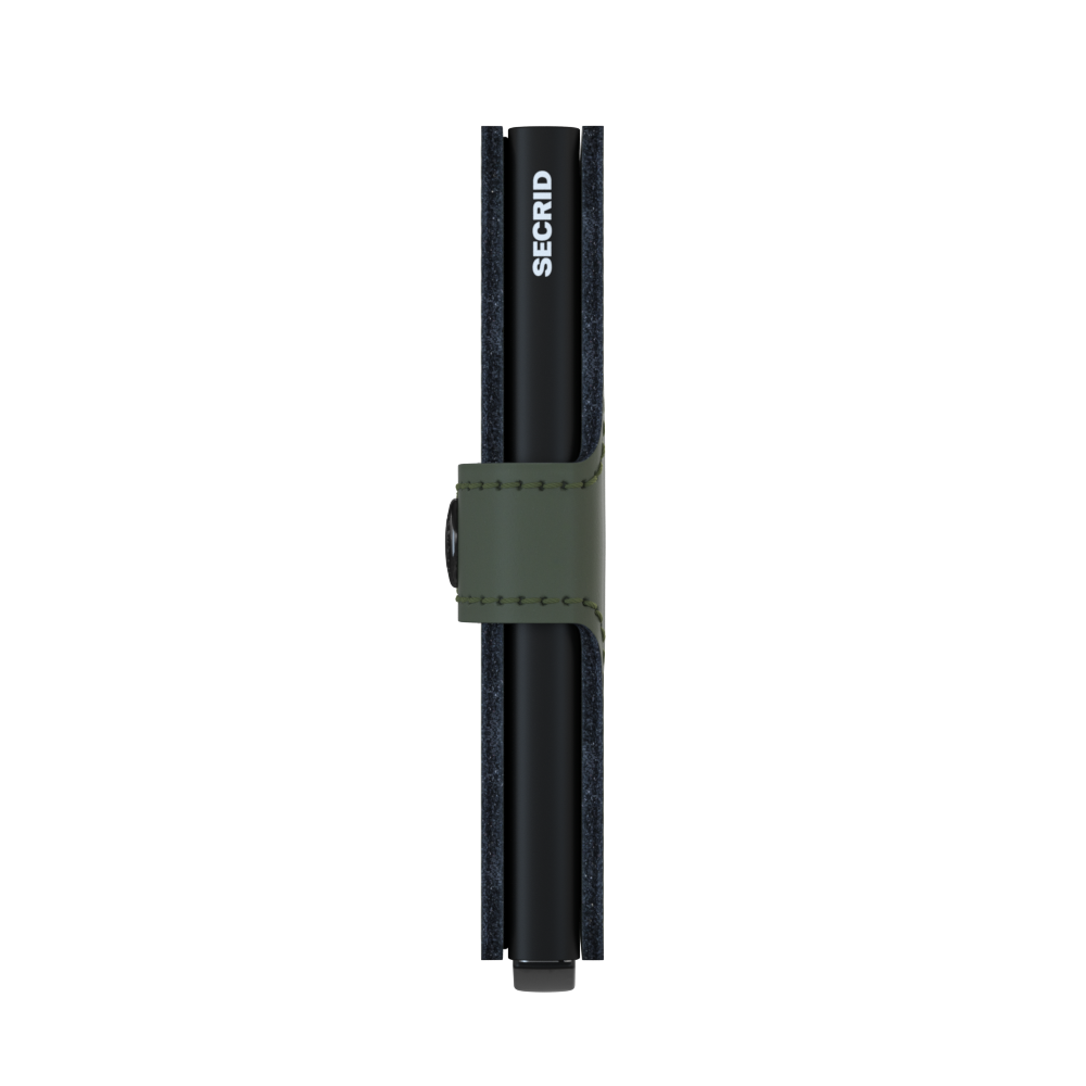 Secrid Miniwallet Matte - Green-Black 4