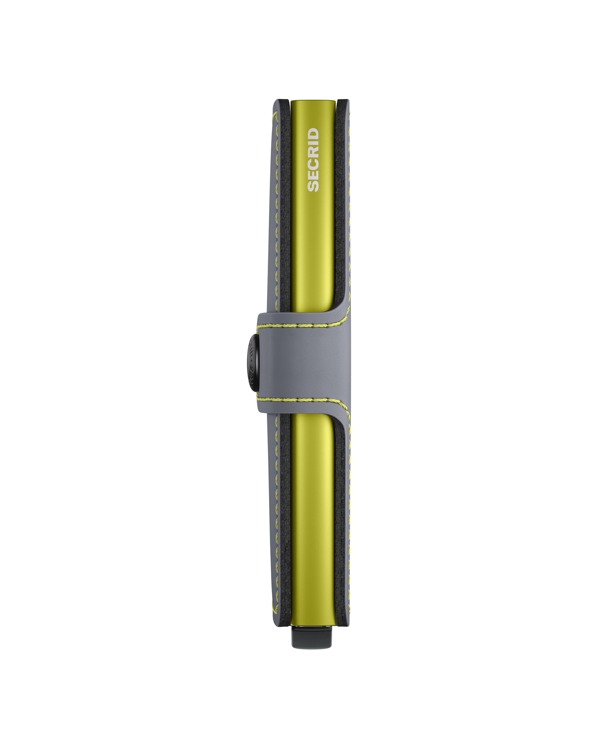 Secrid Miniwallet Matte - Grey & Lime 5