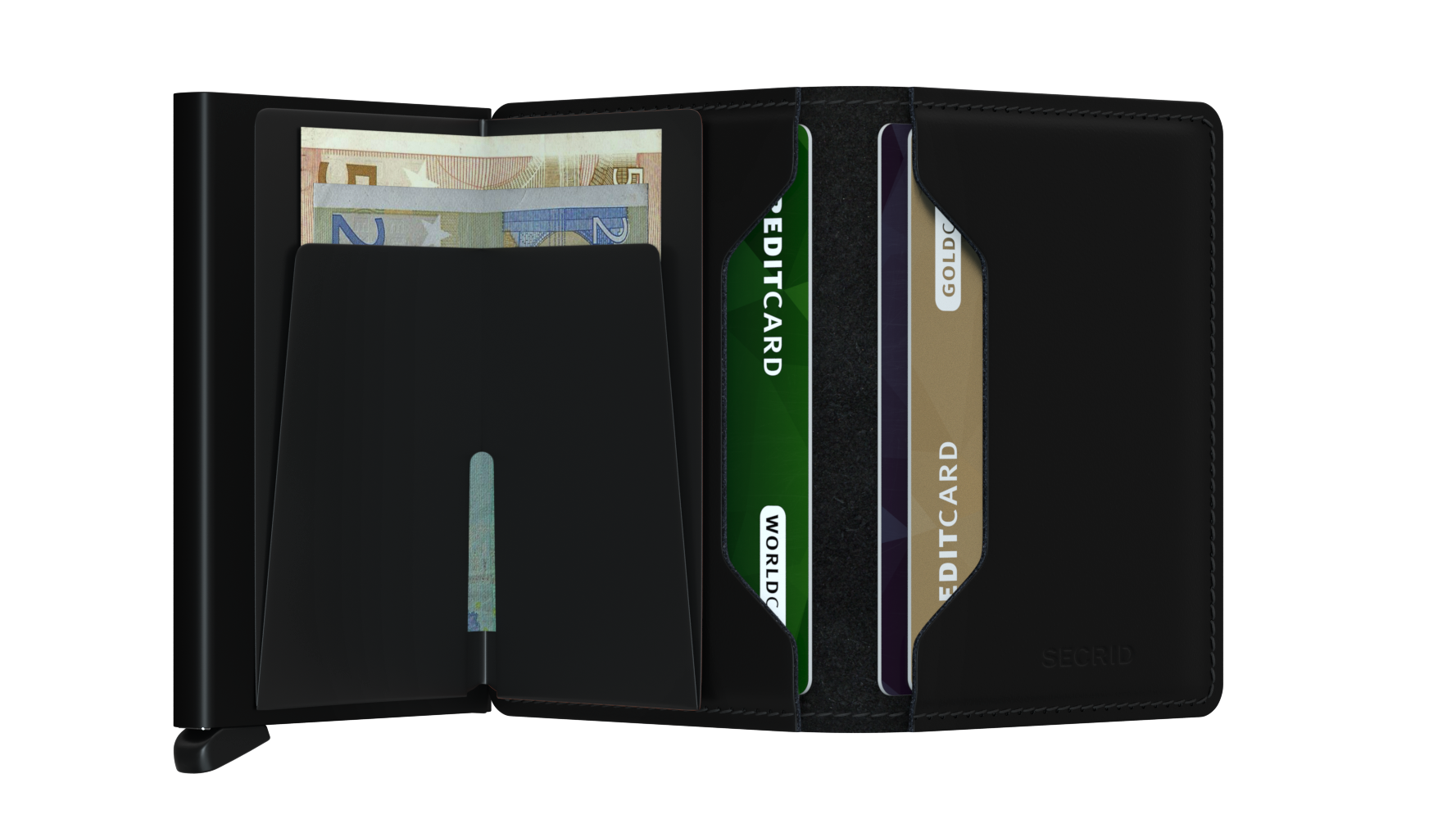 Secrid Slimwallet Matte - Black 4