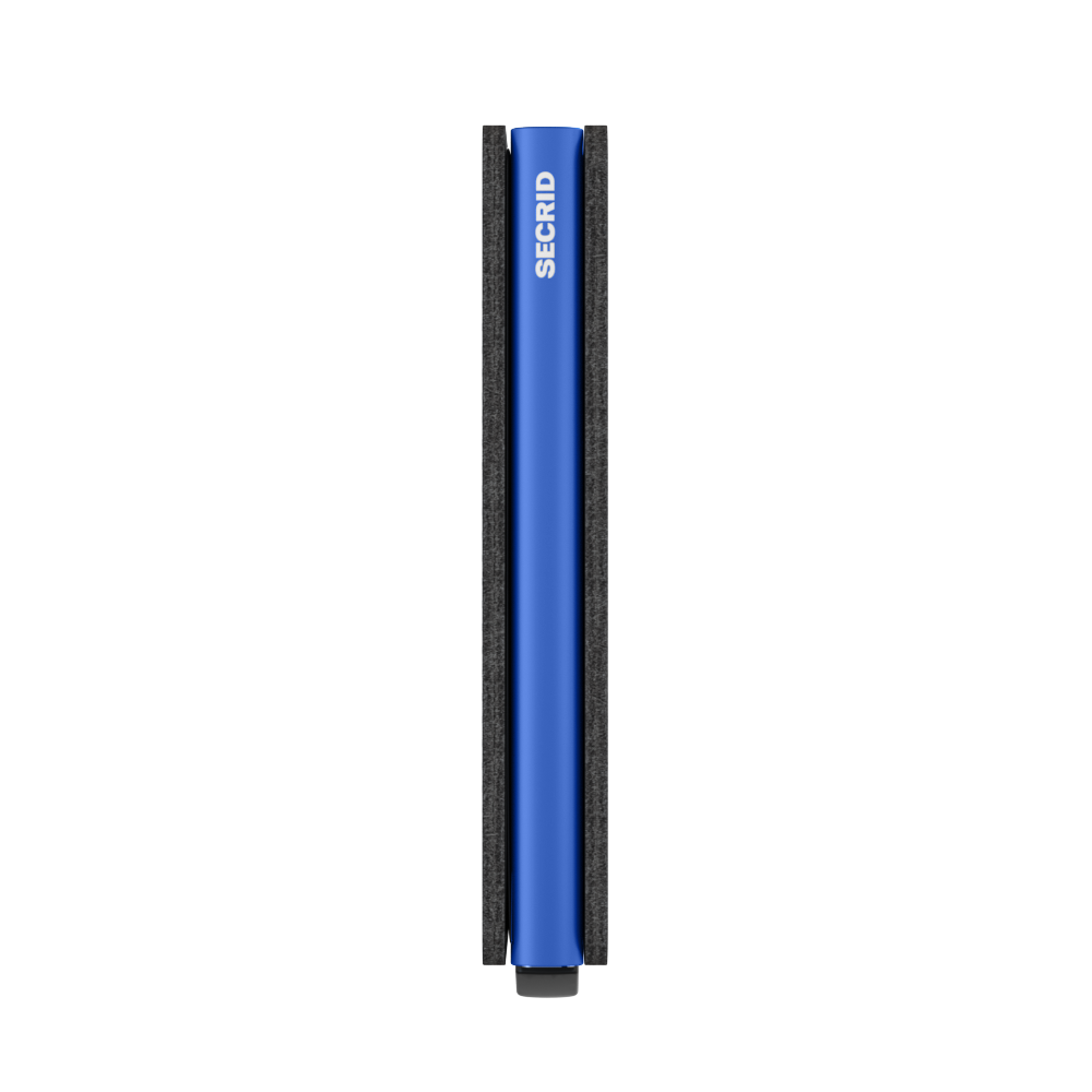 Secrid Slimwallet Matte - Black & Blue 5
