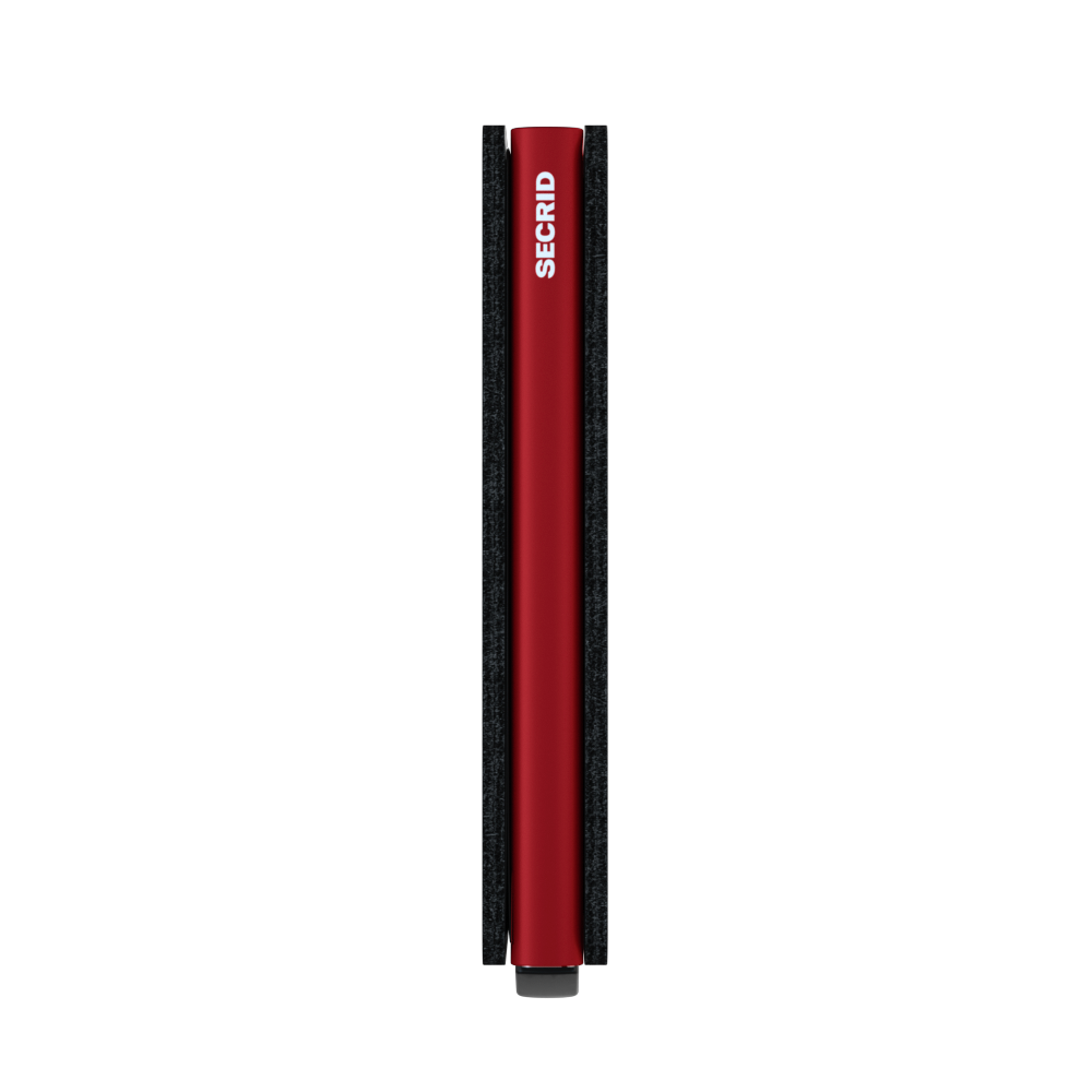 Secrid Slimwallet Matte - Black & Red 4