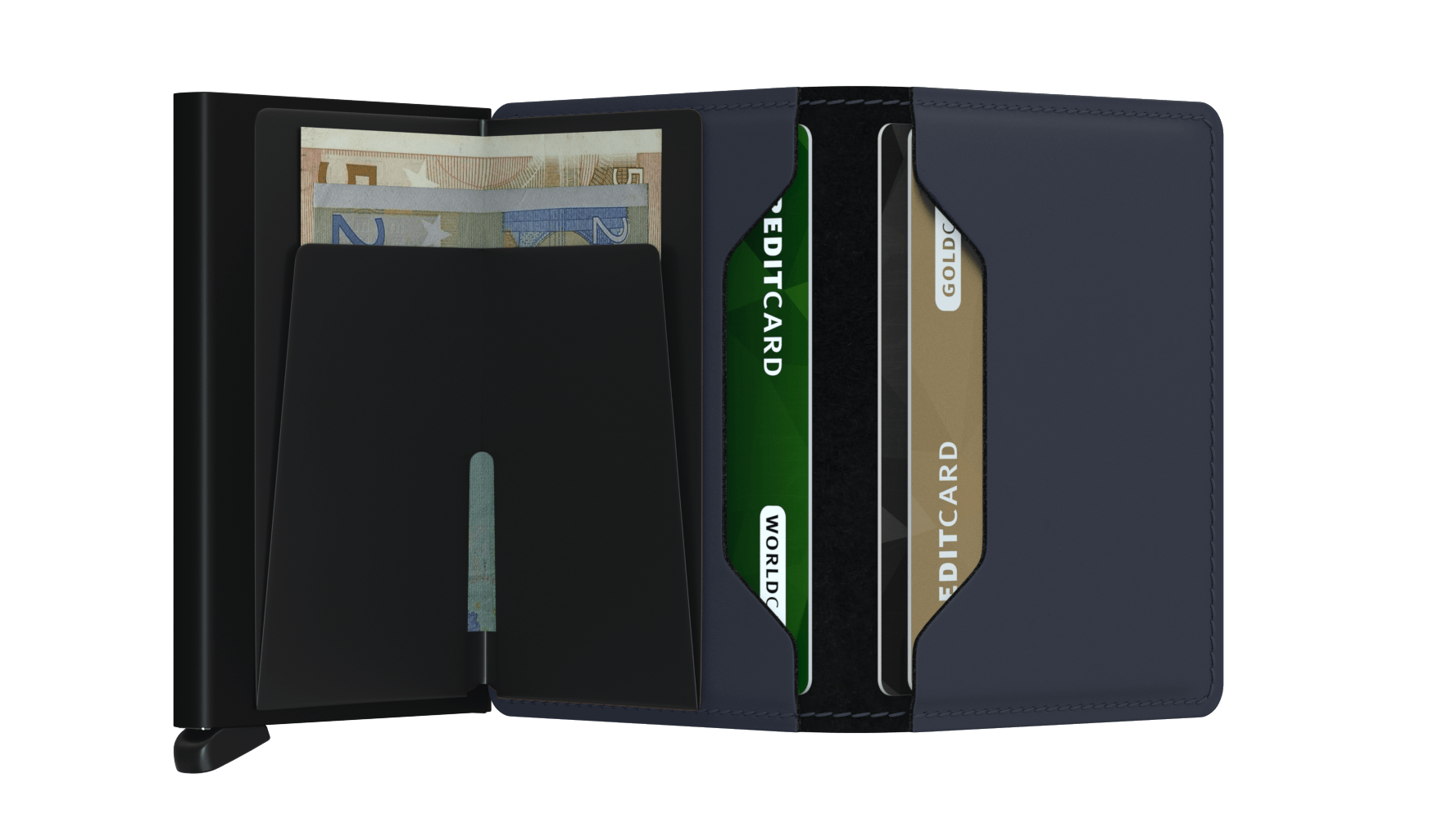 Secrid Slimwallet Matte - Night Blue 3