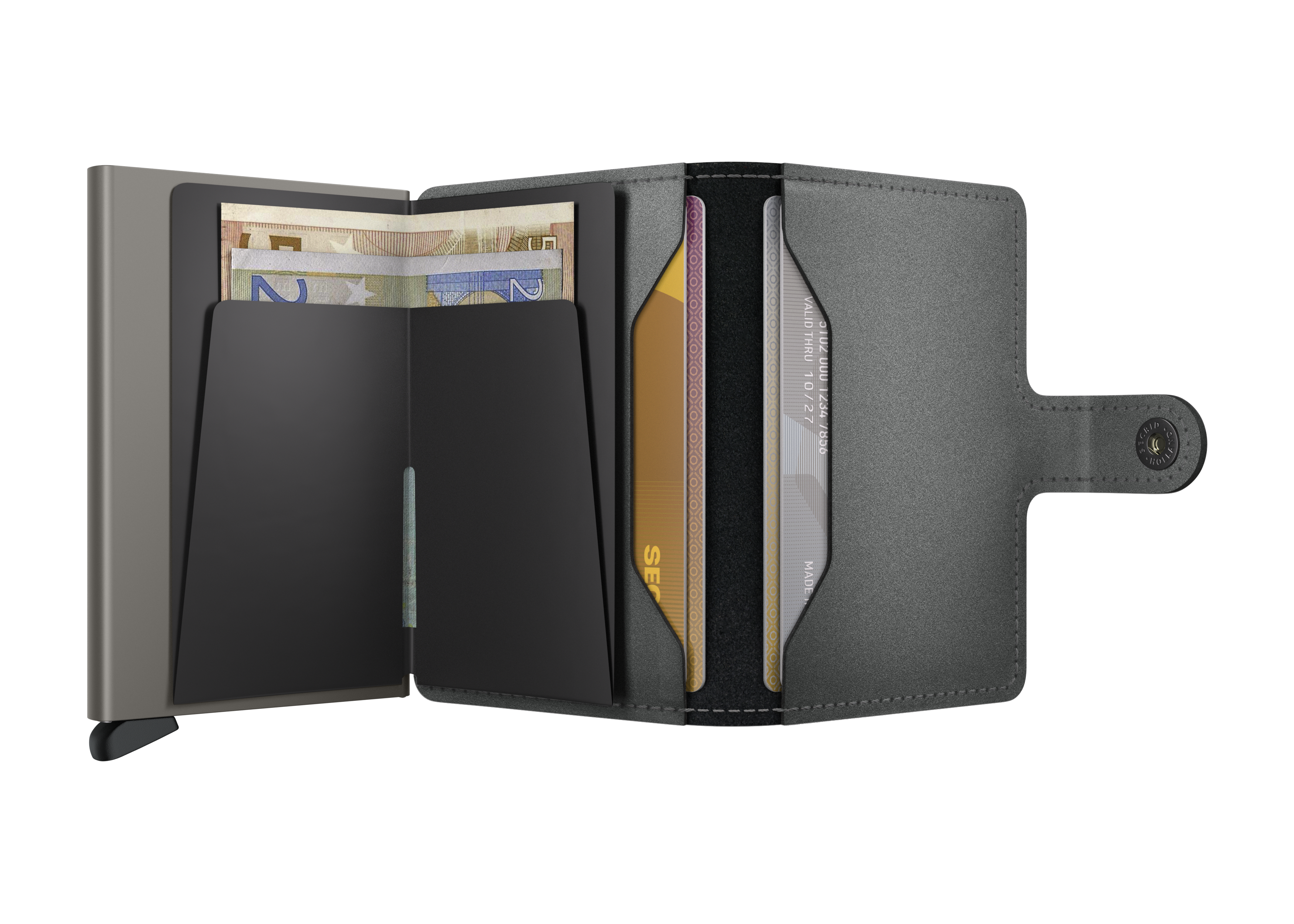 Secrid Miniwallet Matte Satin - Steel 3
