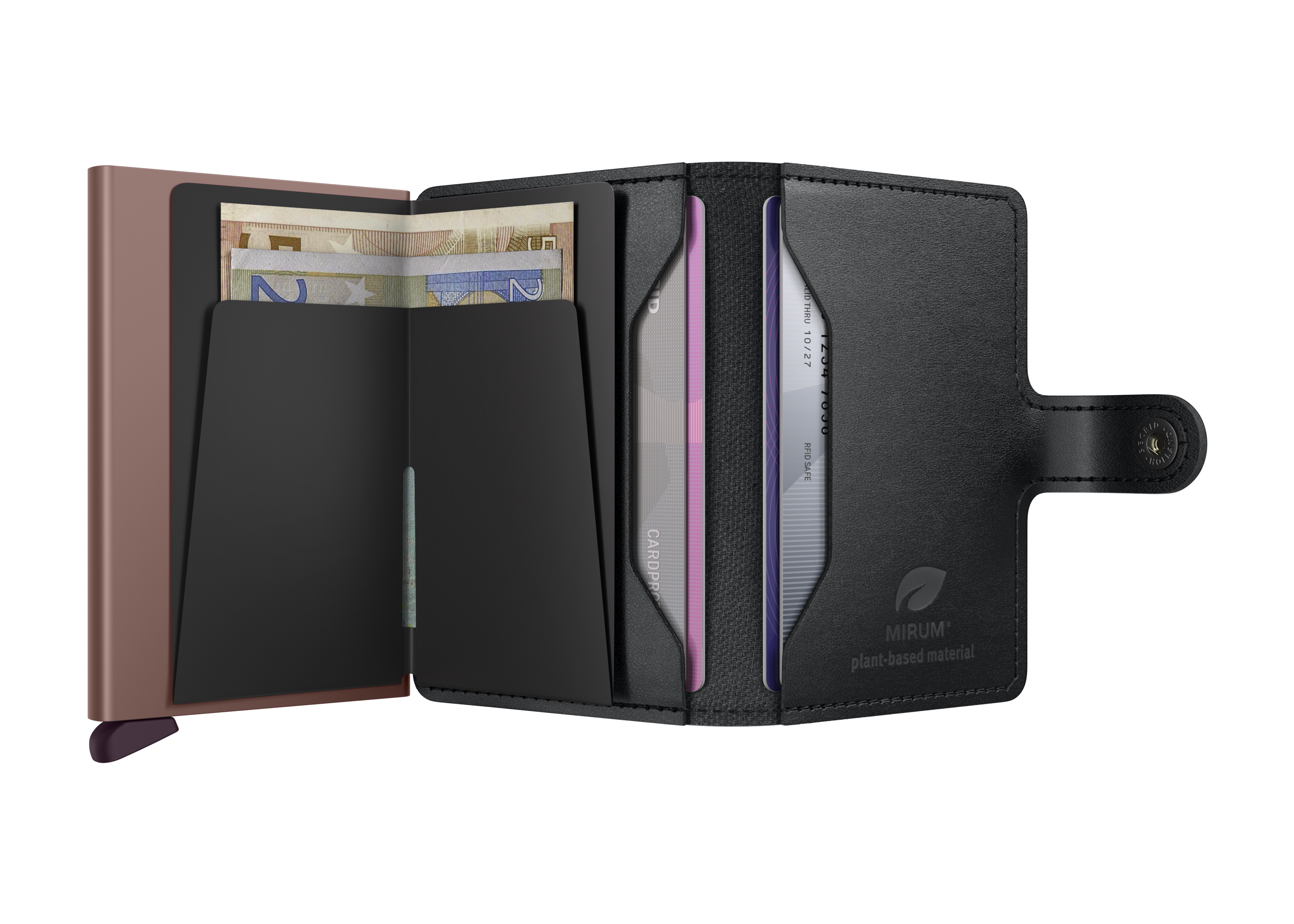 Secrid Miniwallet Mirum - Black-Rose 3