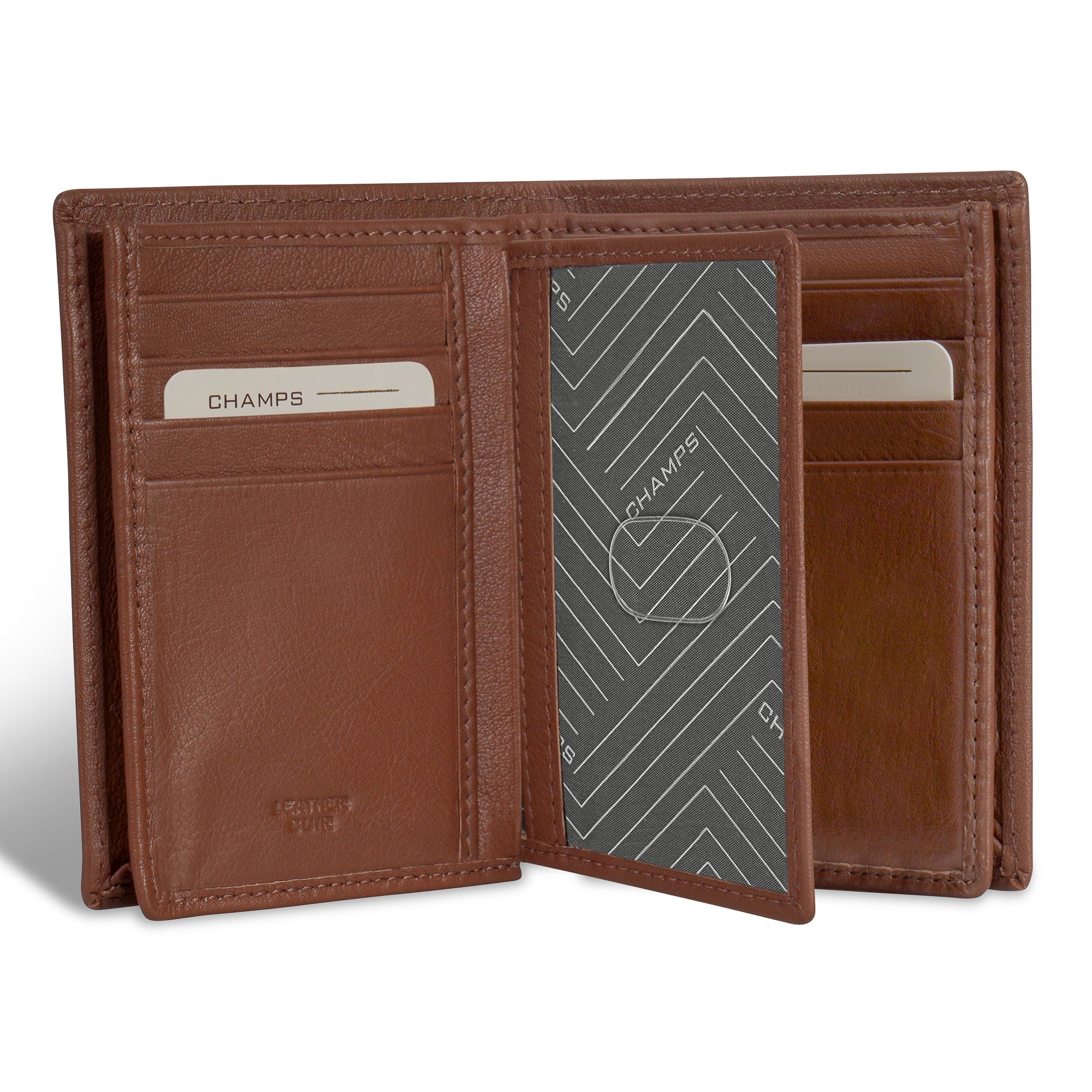 Onyx / Leather Vertical Wallet 9