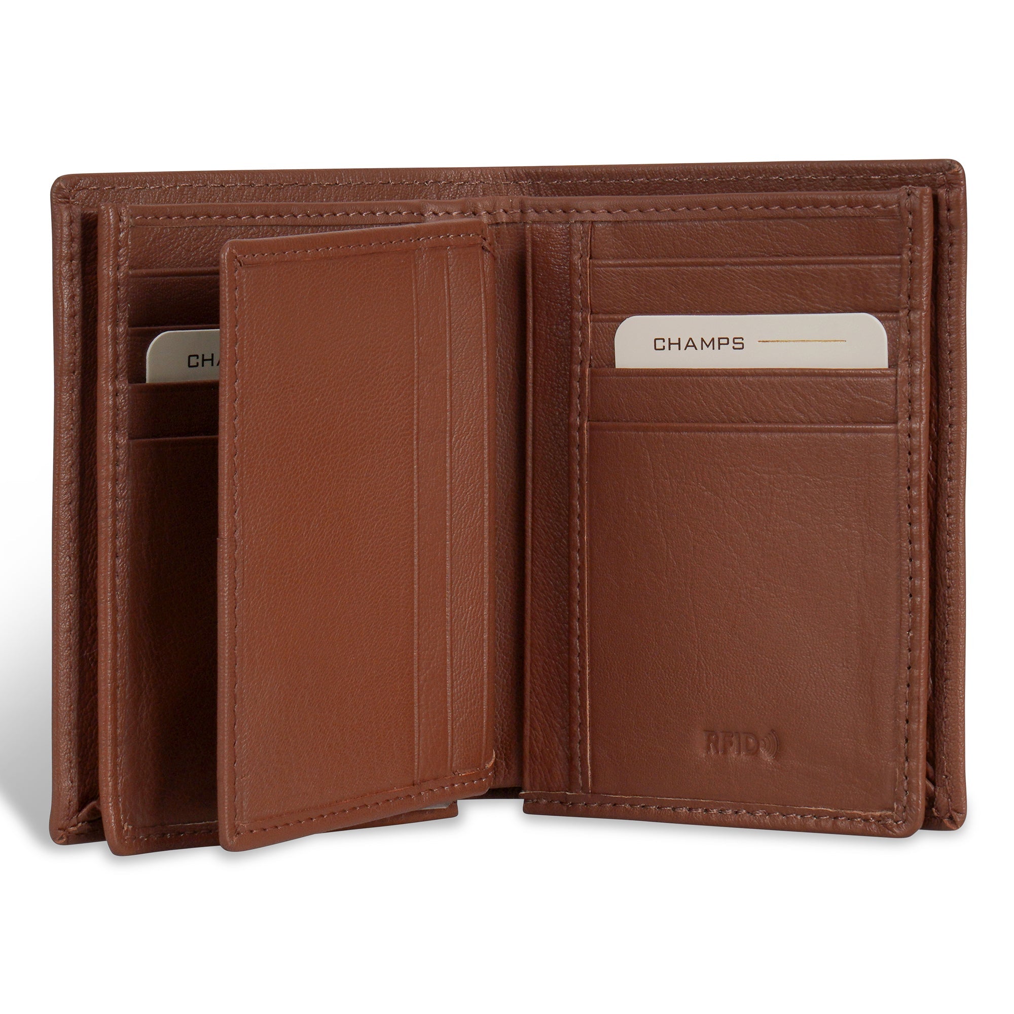 Onyx / Leather Vertical Wallet 10