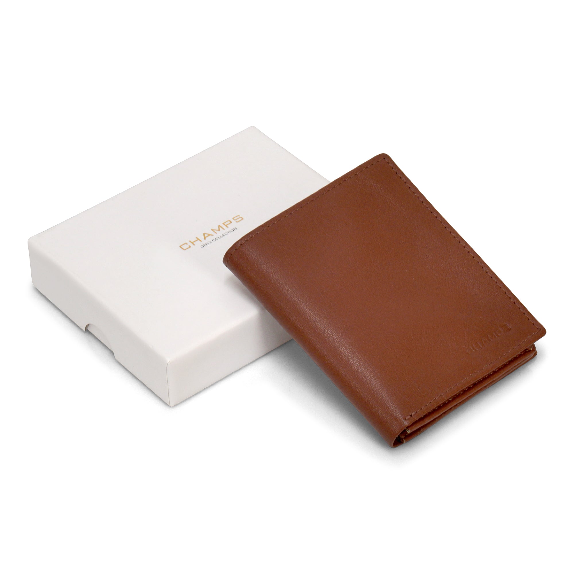 Onyx / Leather Vertical Wallet 11