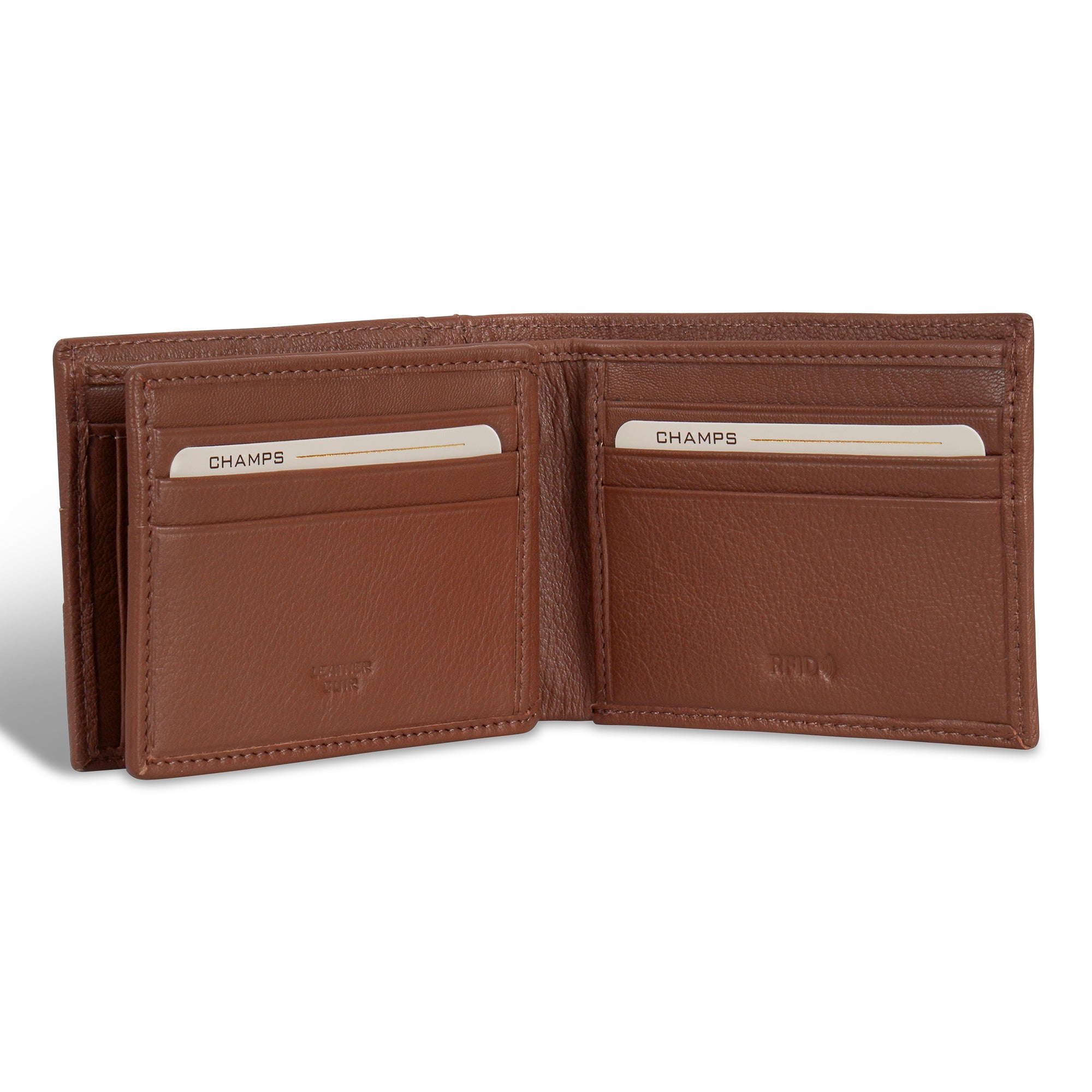 Onyx / Leather Access Center Wing Wallet 10