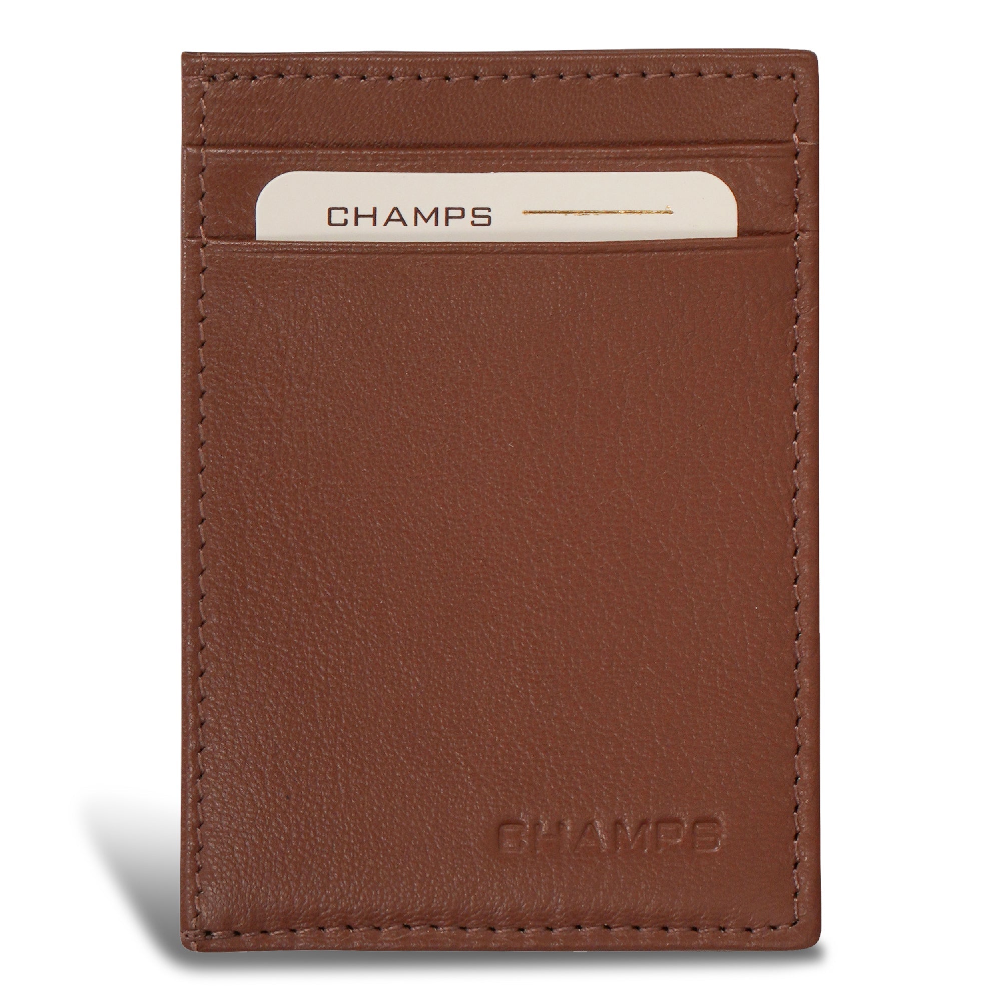Onyx / Leather Mag Hybrid Card Holder 7