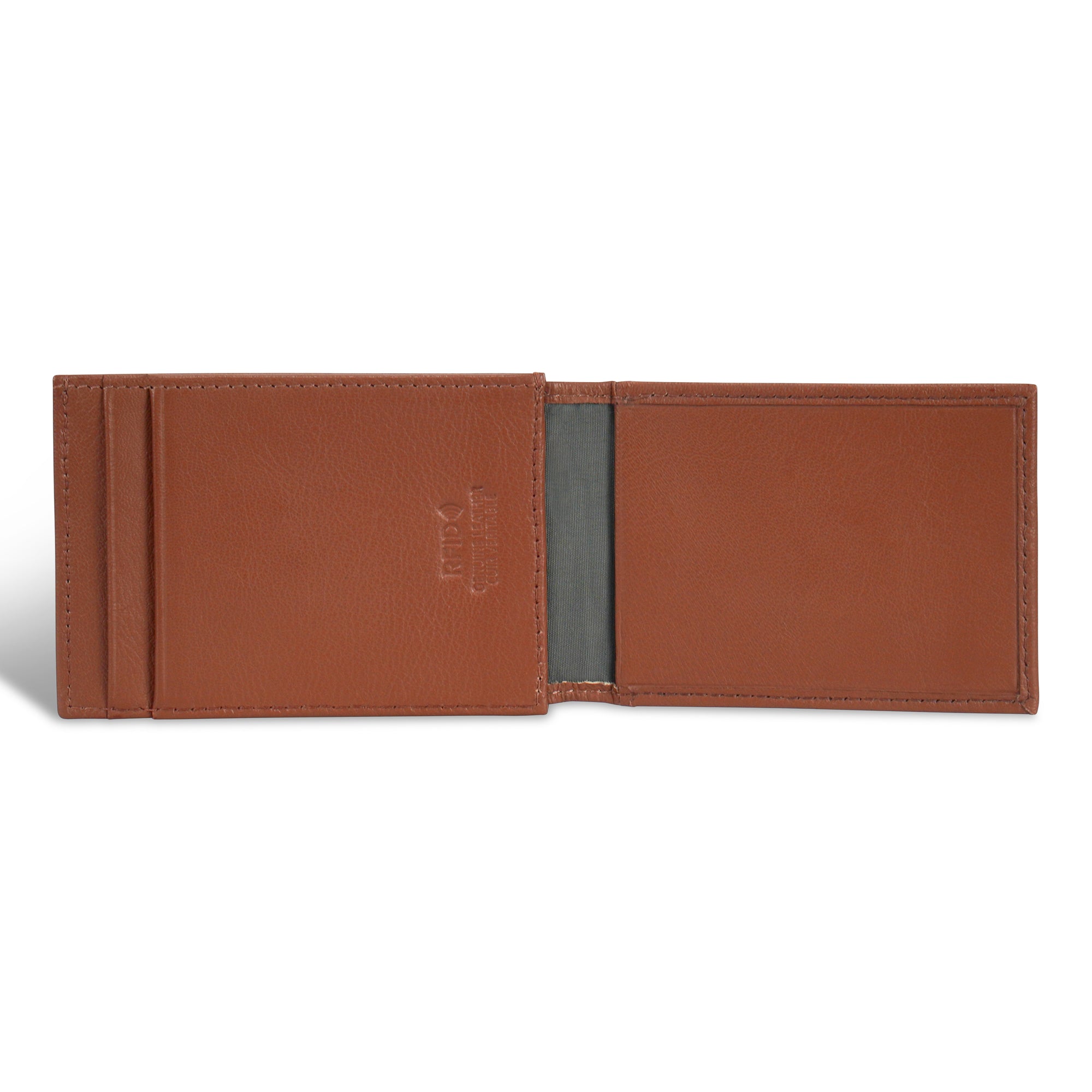 Onyx / Leather Mag Hybrid Card Holder 10